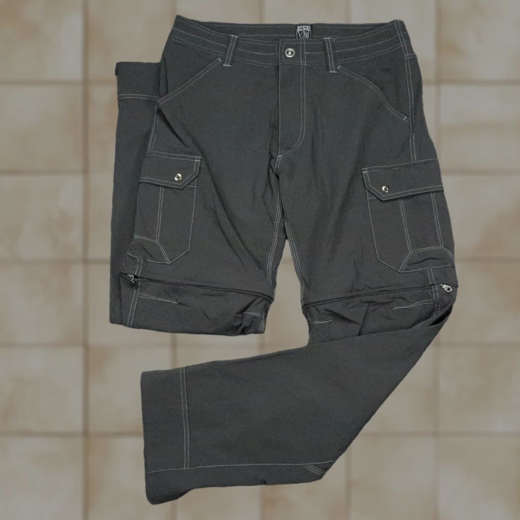 Vintage Kuhl Pants Mens Gray 32x32 Cargo Outdoor Hiking Trouser Stealth Convertible Size US 32 / EU 48 - 1 Thumbnail