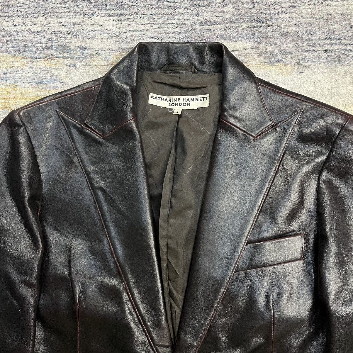 Katharine Hamnett London Vintage Katharine Hamnett london blazer leather Size US S / EU 44-46 / 1 - 5 Thumbnail