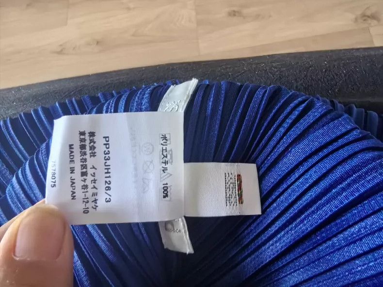 Issey Miyake Issey Miyake size:3 Blue pleated dress Size XS / US 0-2 / IT 36-38 - 6 Thumbnail