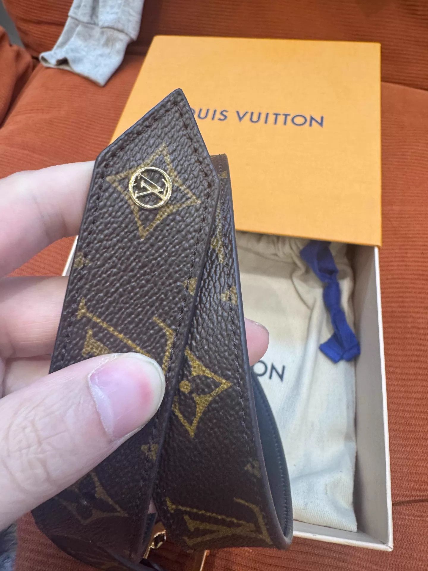 Louis Vuitton LV Monogram Gold Buckle 3cm Unisex Belt Size ONE SIZE - 4 Thumbnail