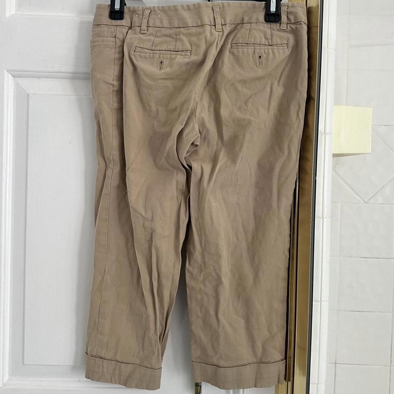 Designer LOFT Women's Tan and Brown Trousers Size 26" / US 2 / IT 38 - 2 Thumbnail