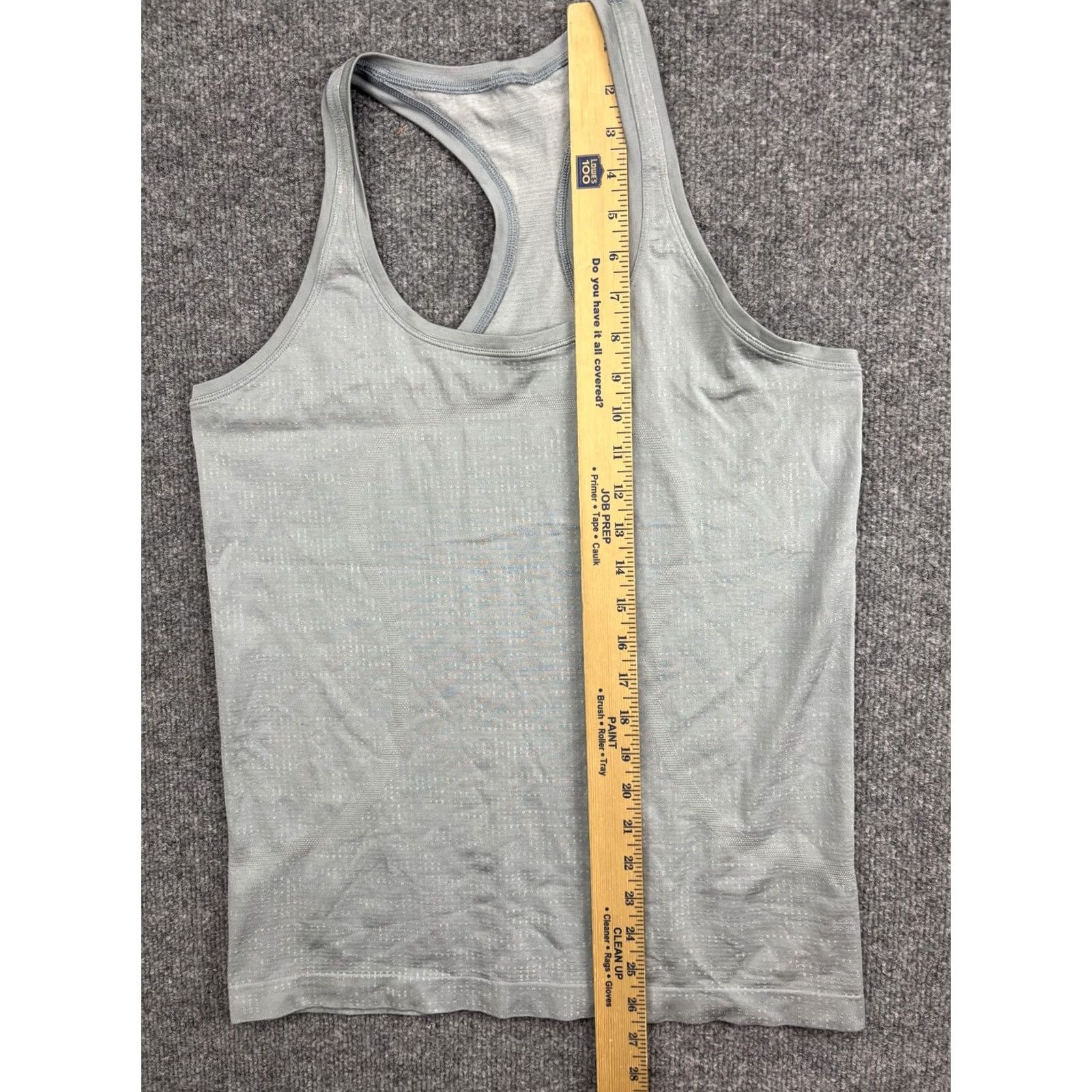 Lululemon Lululemon Swiftly Tech Racerback Tank Womens 10 Gray Running Yoga Athletic Shirt Size L / US 10 / IT 46 - 3 Thumbnail