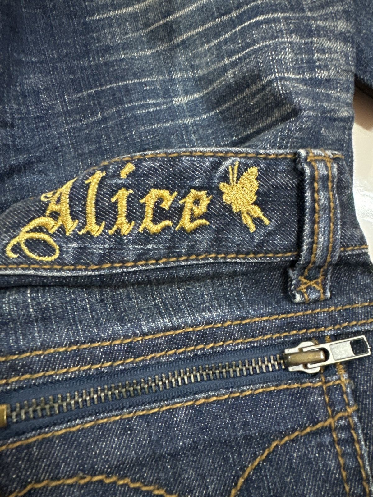 Designer × Japanese Brand MISS ALICE Nice Button Design Denim Pant Size US 26 / EU 42 - 11 Thumbnail