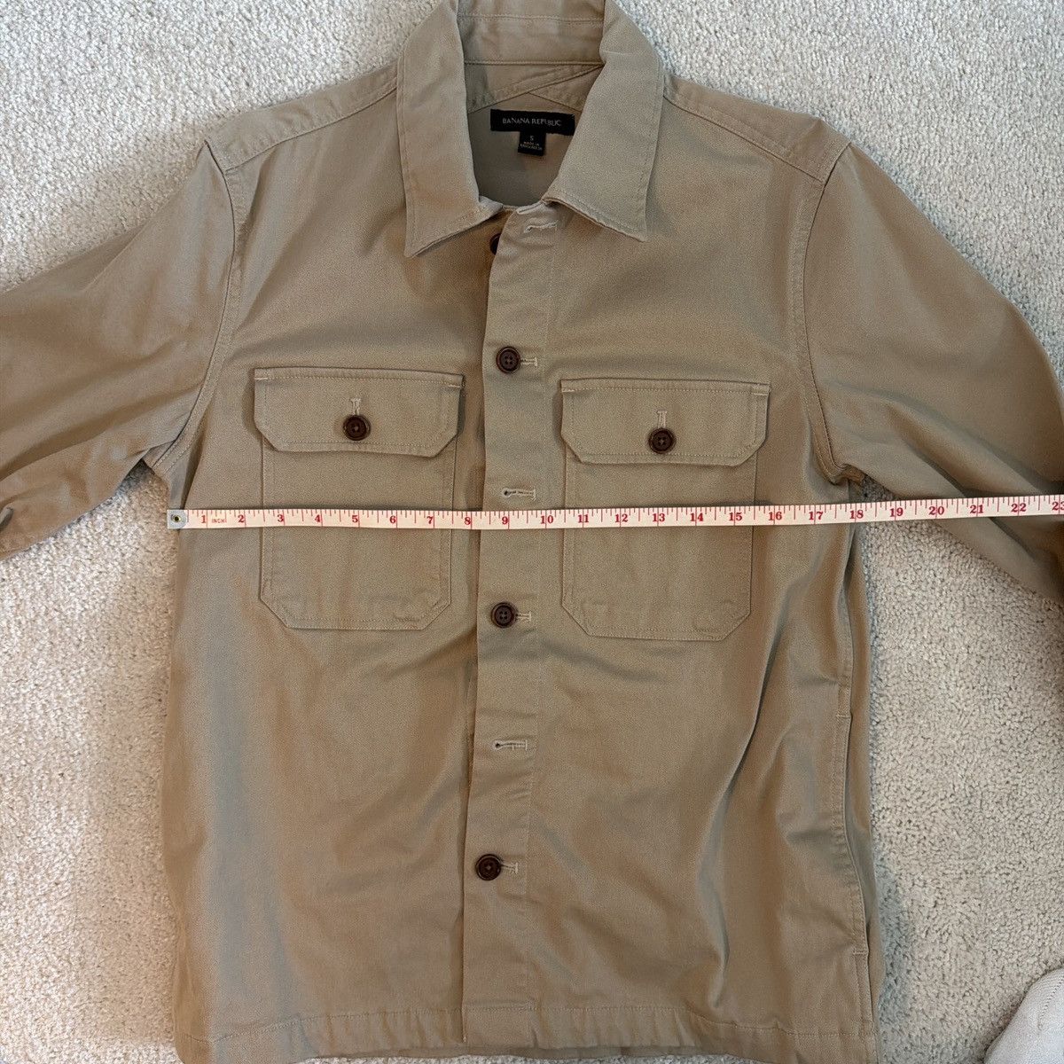 Banana Republic Khaki Button up shirt Size US S / EU 44-46 / 1 - 2 Thumbnail