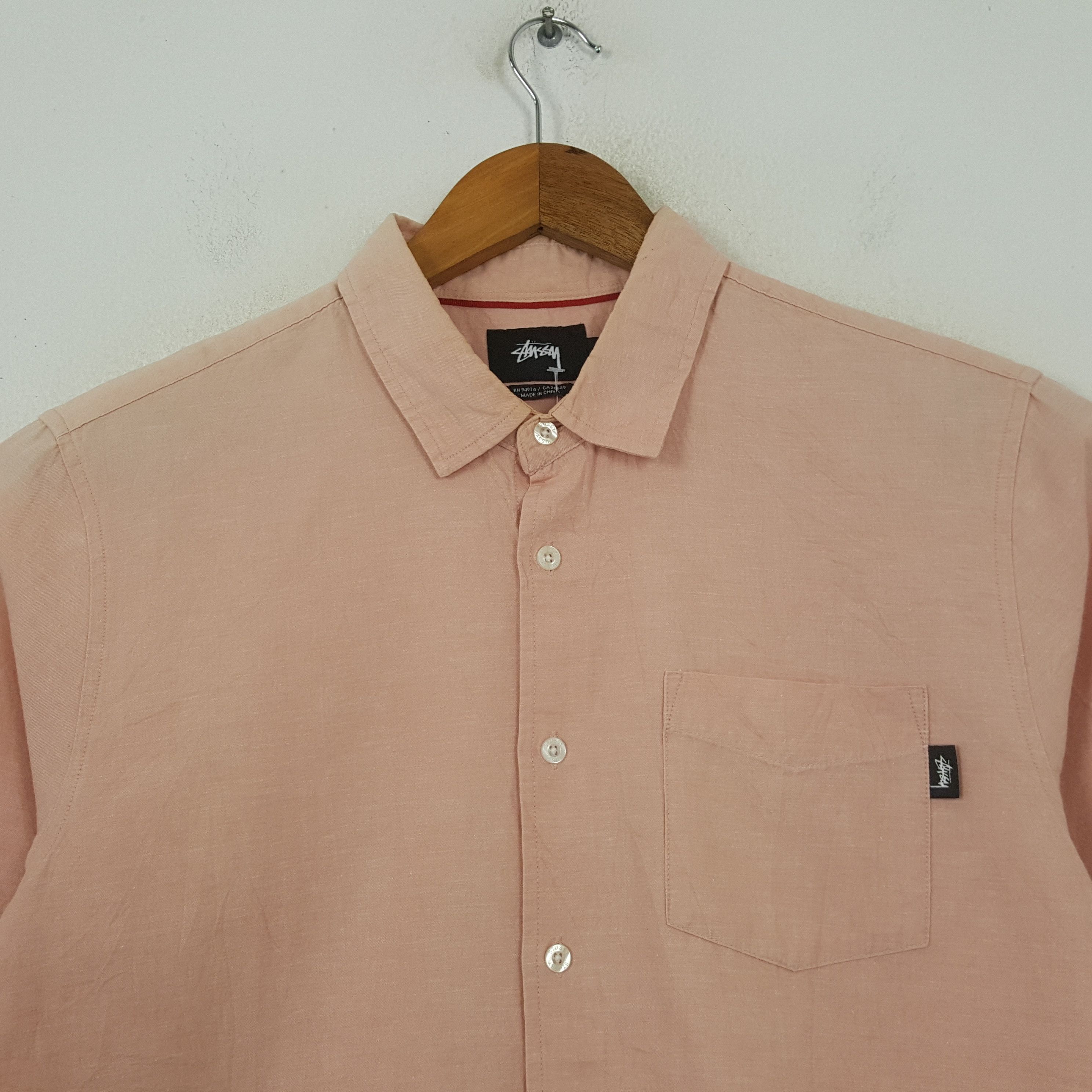 Stussy Vintage Stussy Streetwear Skateboard Logo Polos 32 Size US L / EU 52-54 / 3 - 4 Thumbnail