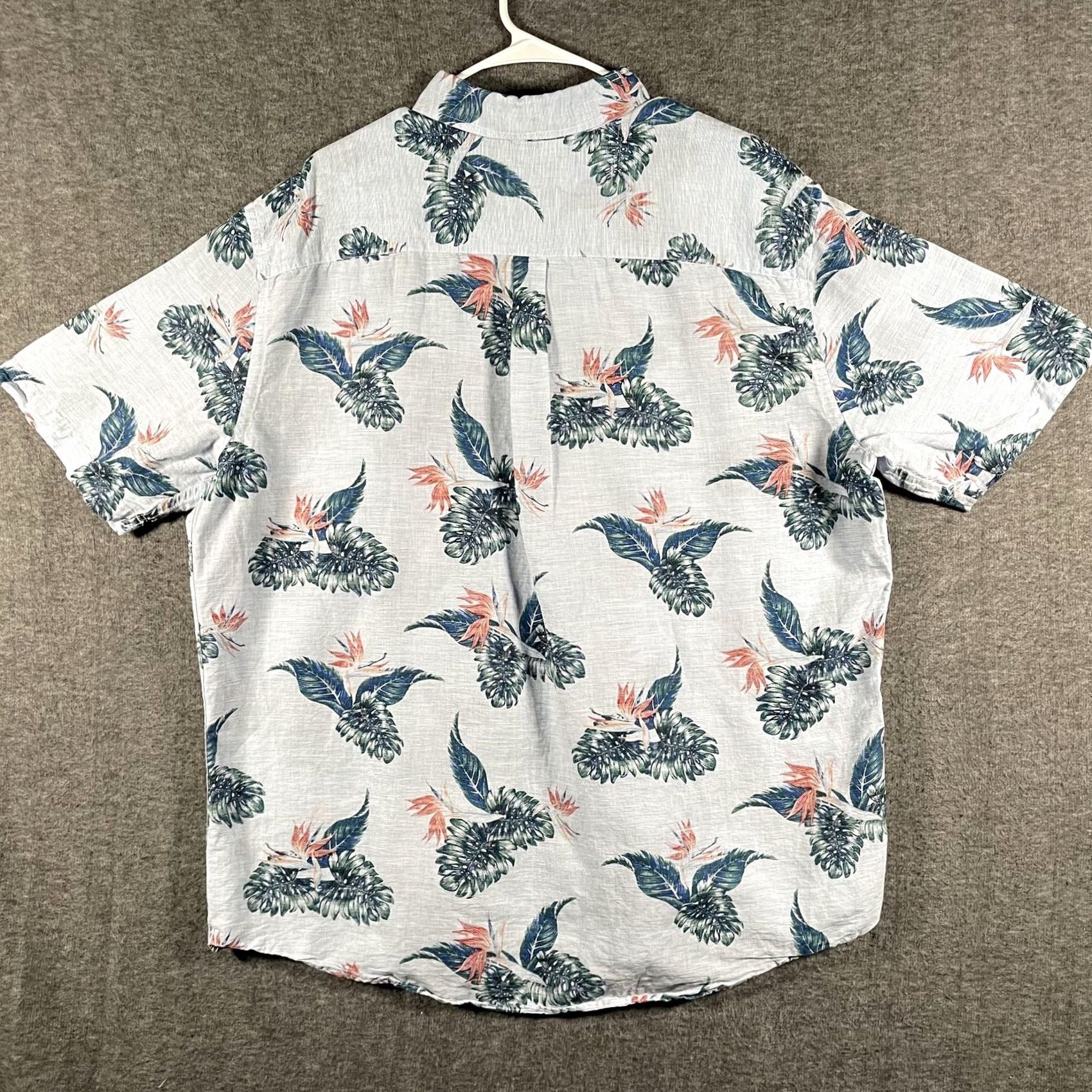 Chaps Chaps Shirt Mens 2XL Hawaiian Floral Linen Short Sleeve Button Up Tropical Size US XXL / EU 58 / 5 - 3 Thumbnail