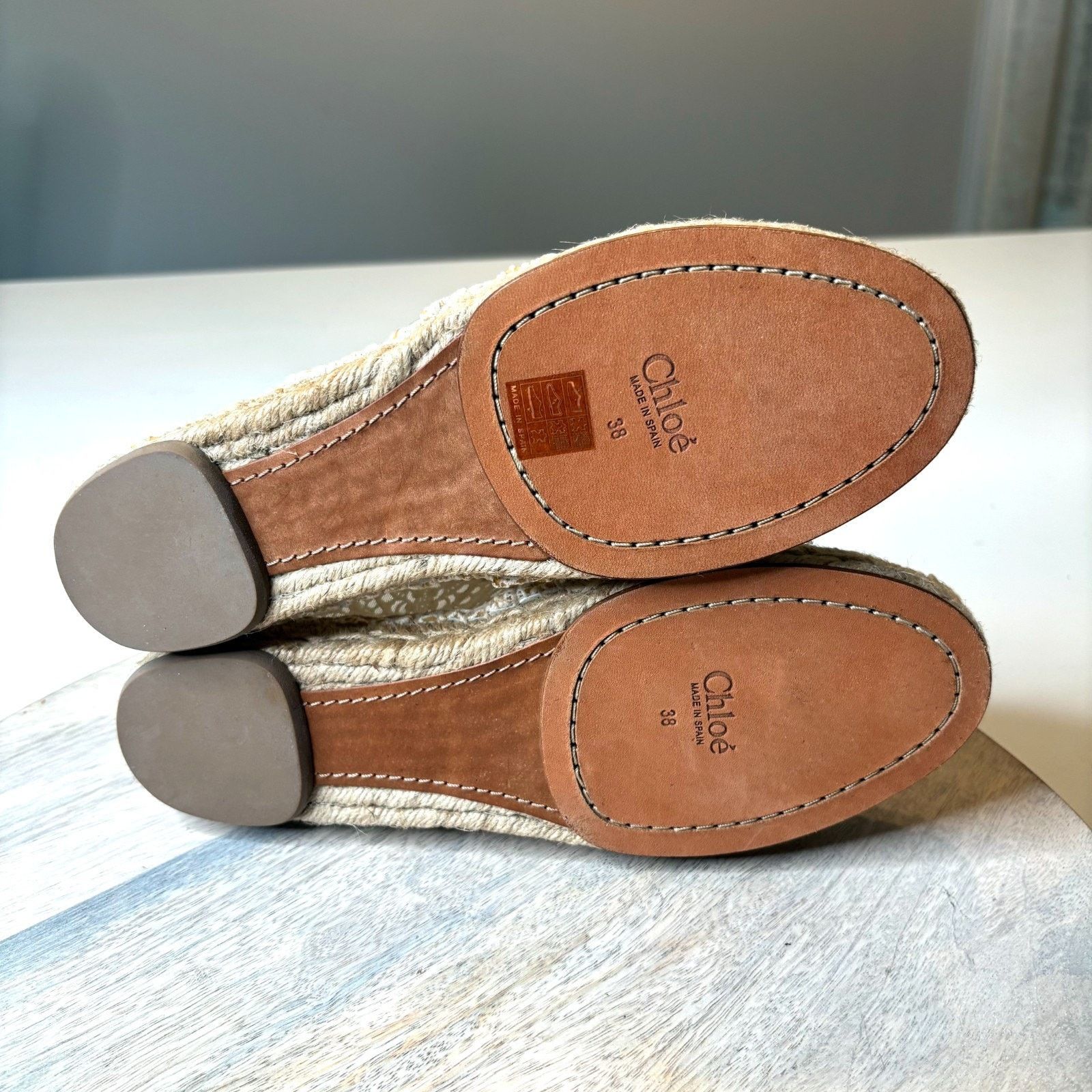 Chloe Chloé Fabri Lace Espadrilles White 38 Women's Shoes NIB Size US 8 / IT 38 - 13 Thumbnail