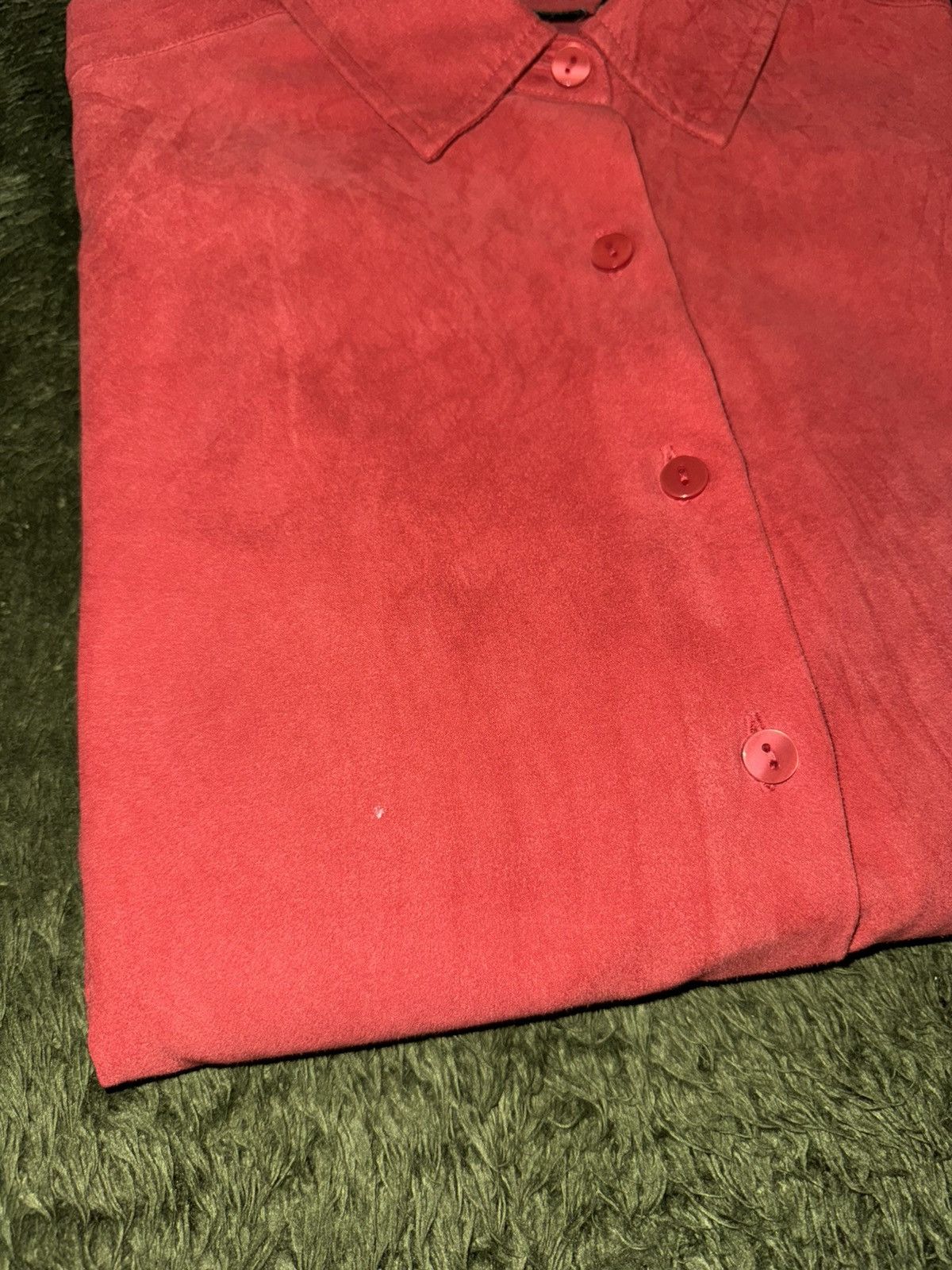 L.L. Bean [SM] L.L.Bean Poly Textured Relaxed-Fit Shirt – Red Size US M / EU 48-50 / 2 - 10 Thumbnail