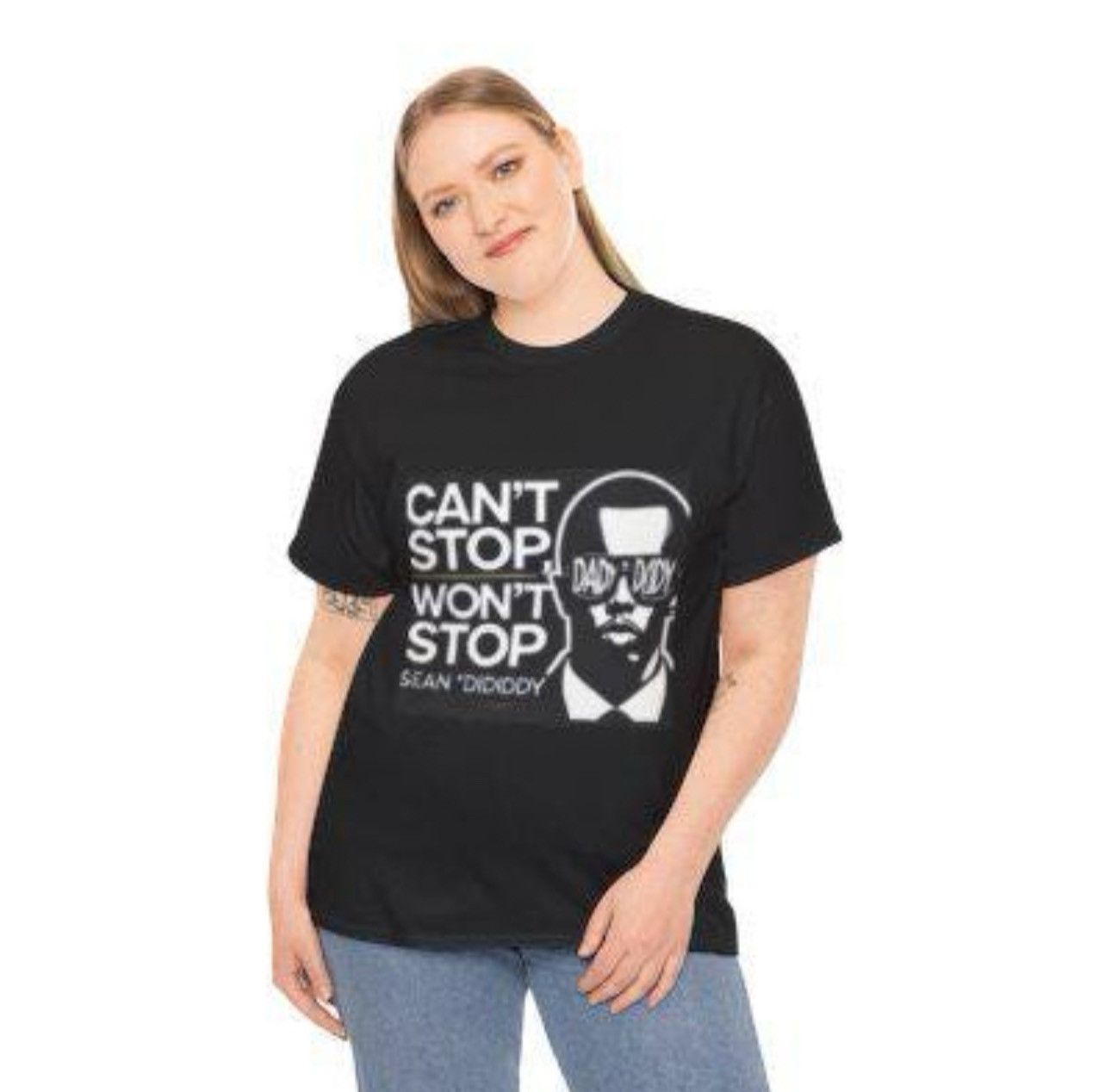 Rap Tees Iconic Diddy Motivation T-Shirt Can't Stop Won't Stop Size US L / EU 52-54 / 3 - 2 Thumbnail