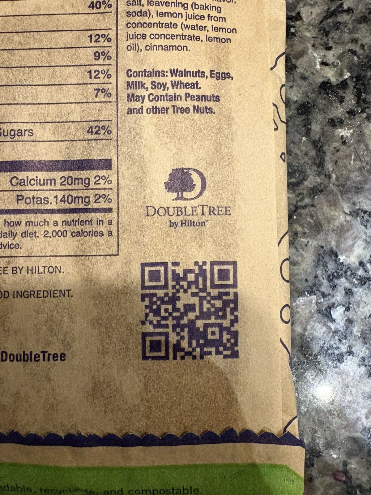 Other DOUBLETREE HILTON COOKIE WALNUT CHOCOLATE CHIP Size ONE SIZE - 4 Thumbnail