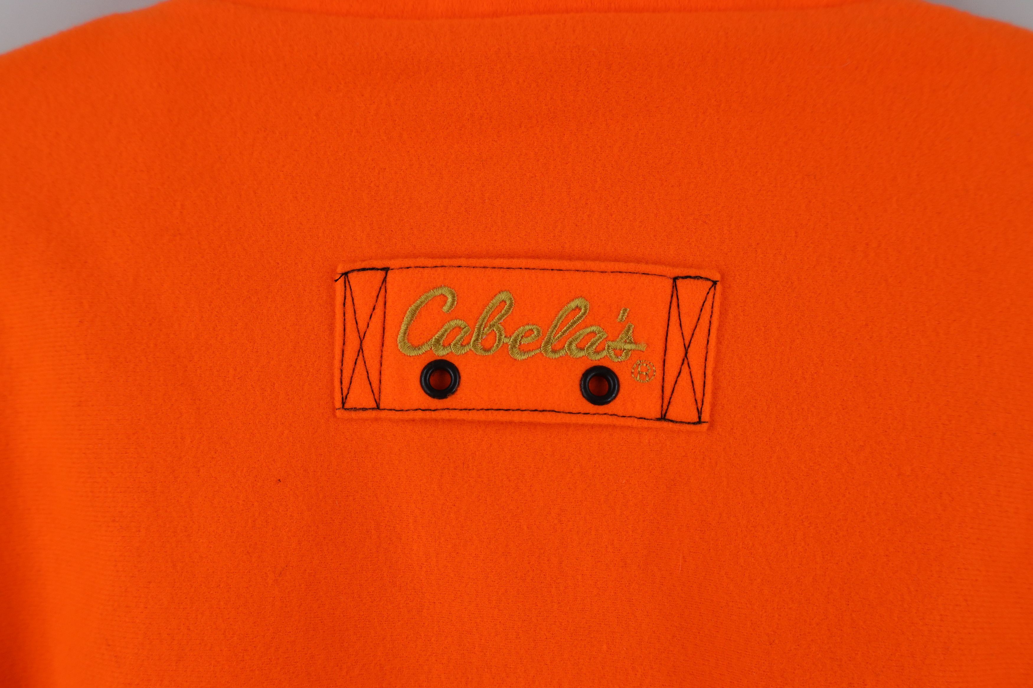Cabelas × Vintage Vintage 90s Cabelas Fleece Lined Chamois Cloth Bomber Jacket Size US L / EU 52-54 / 3 - 12 Thumbnail
