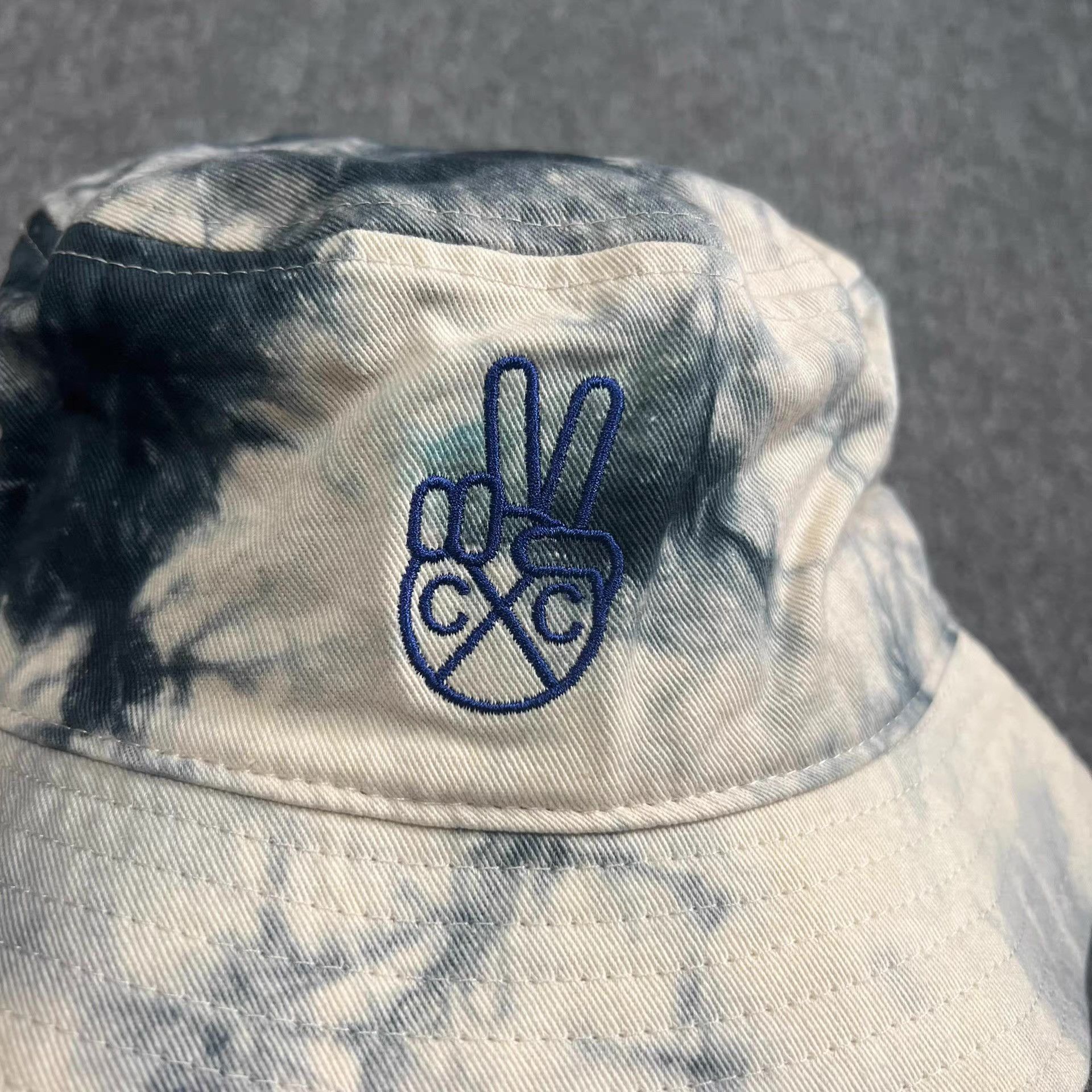 Cross Colours Cross Colours Embroidered Washed Tie-Dye Bucket Hat Q7 Size ONE SIZE - 4 Thumbnail