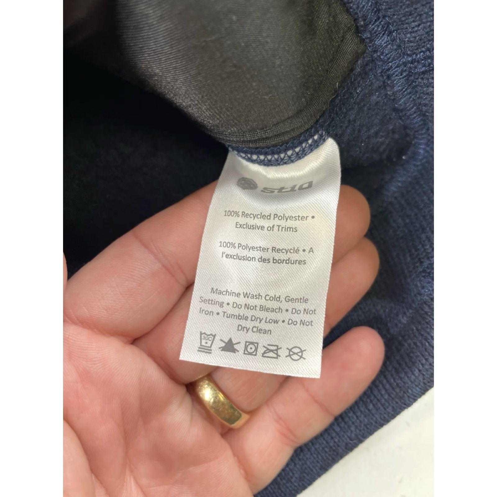 Vintage Stio Women XL Sweetwater Fleece Full Zip Hoodie Sweatshirt Blue Size XL / US 12-14 / IT 48-50 - 5 Thumbnail