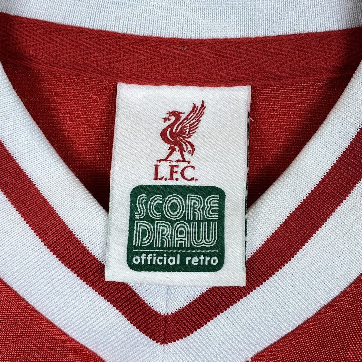 Other Score Draw Liverpool Soccer Jersey Football Shirt Red Top Size US M / EU 48-50 / 2 - 3 Thumbnail