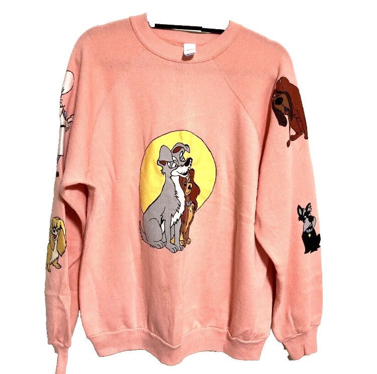 Vintage VTG Tultex 2X DISNEY Lady & The Tramp NOSTALGIC Sweat Shirt Size XXL / US 16-18 / IT 52-54 - 1 Thumbnail