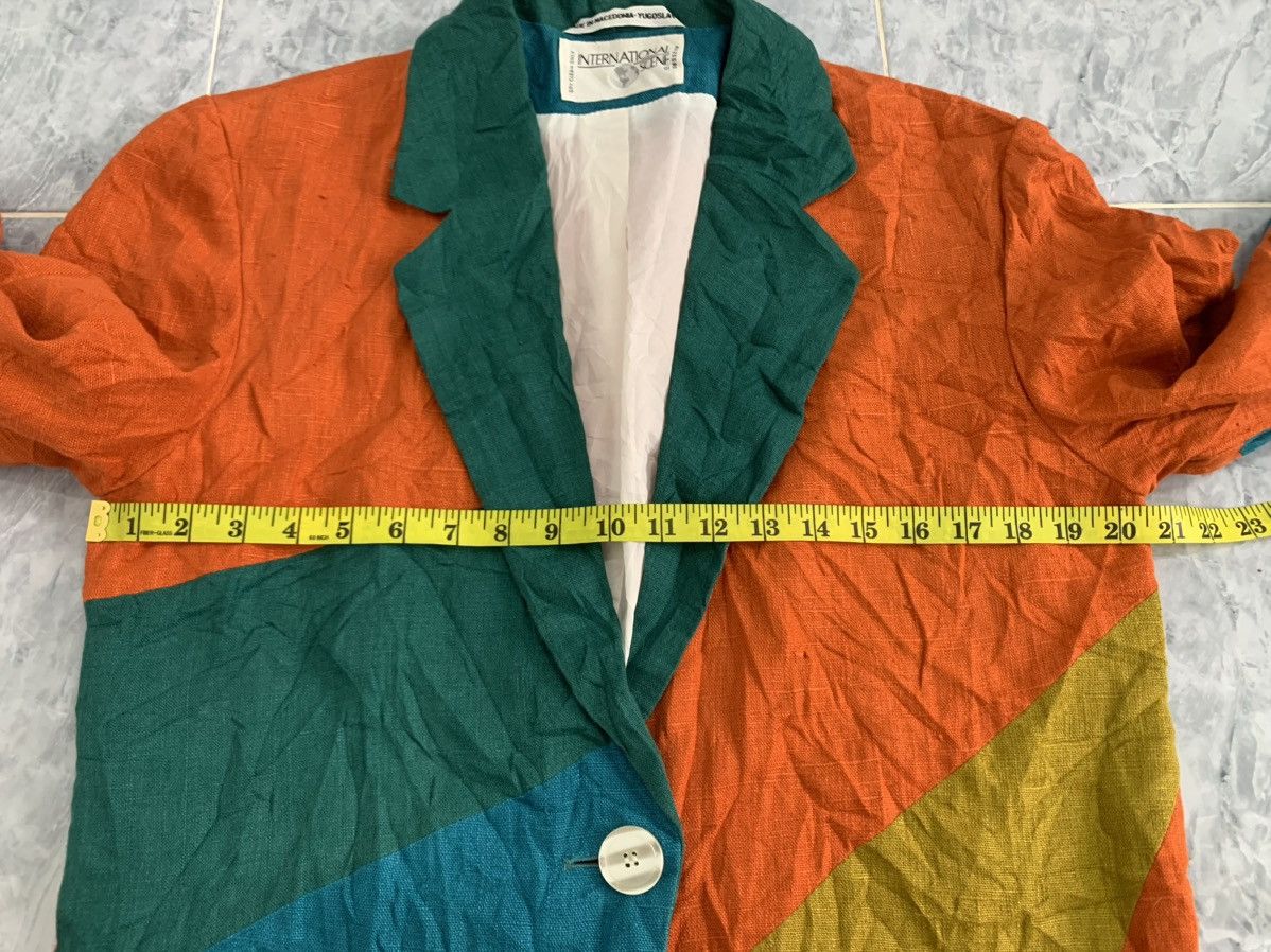 Art Comes First Vtg International Scene Multicolour Coat Jacket Size M / US 6-8 / IT 42-44 - 10 Thumbnail
