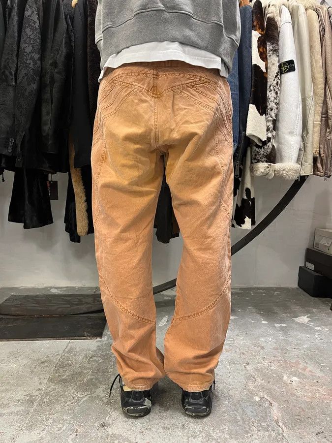 Designer × Just Cavalli × Vintage AW2005 Cavalli Large Relaxed Faded Orange Pants Size US 34 / EU 50 - 2 Thumbnail