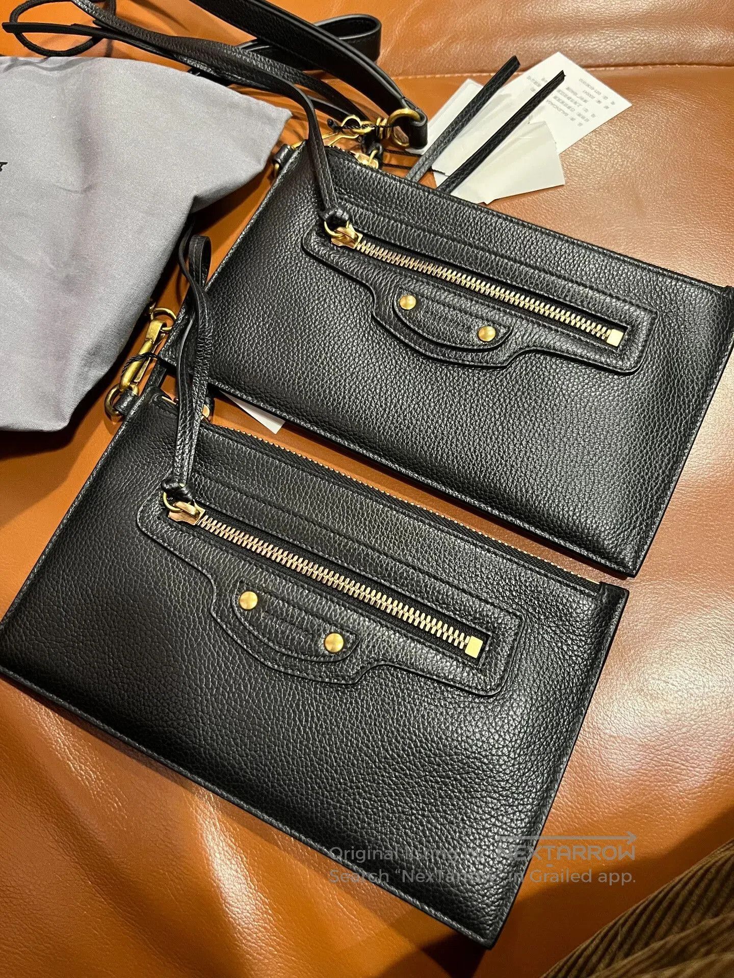 Other Balenciaga Black Gold Motorcycle Clutch. Size ONE SIZE - 2 Thumbnail