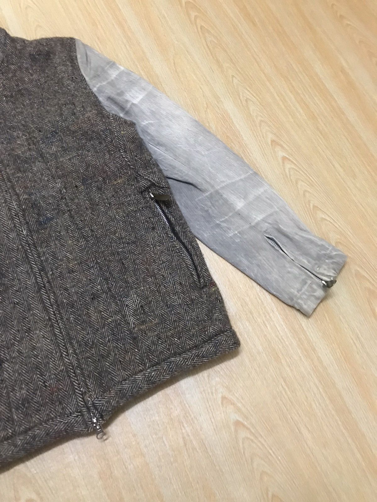 Indigo × Japanese Brand × Vintage Vintage Japan Indigo Balance Wool Denim Jacket Size US S / EU 44-46 / 1 - 5 Thumbnail
