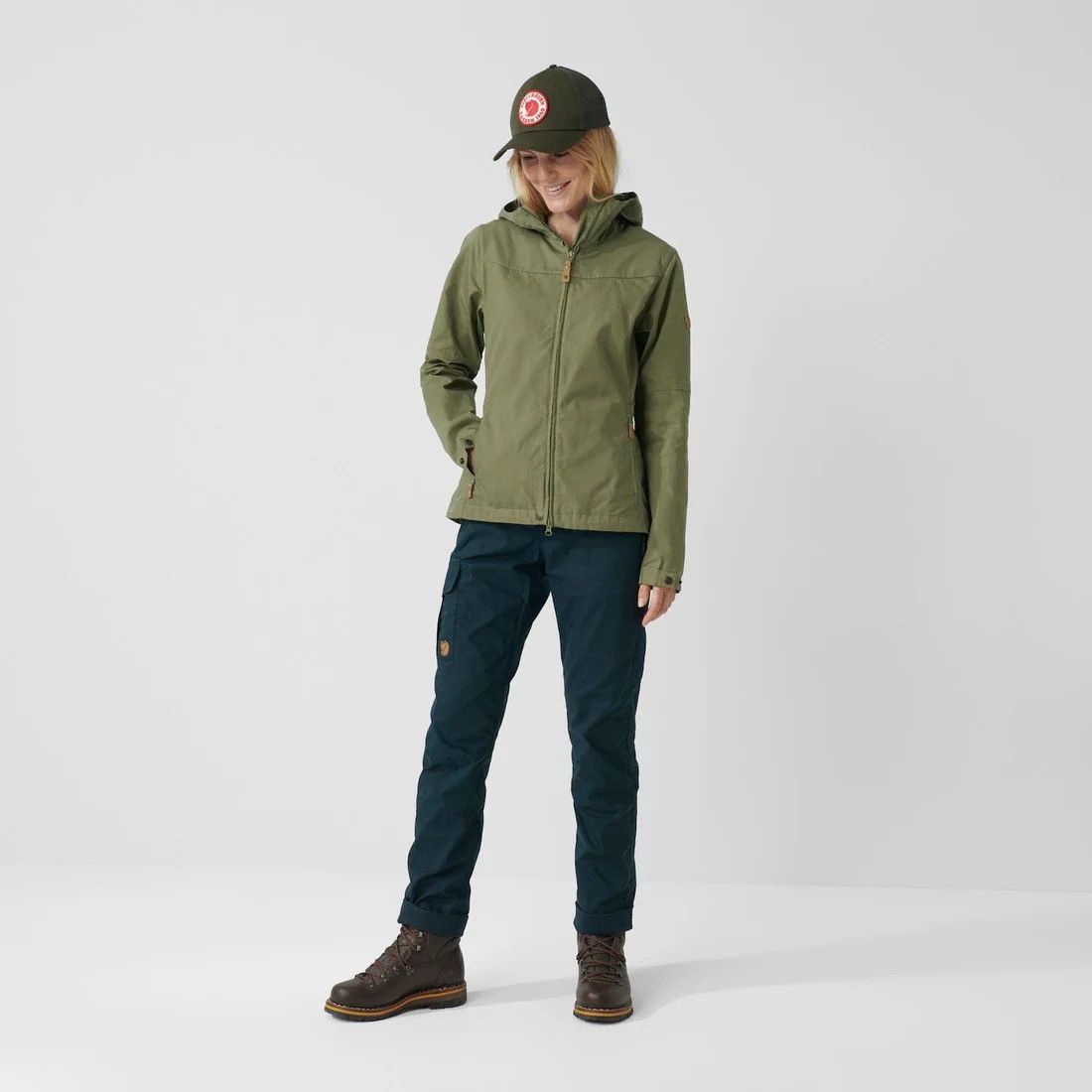 Fjallraven Fjallraven XL/size wmns Stina Jacket zip hooded outdoor Size XL / US 12-14 / IT 48-50 - 3 Thumbnail