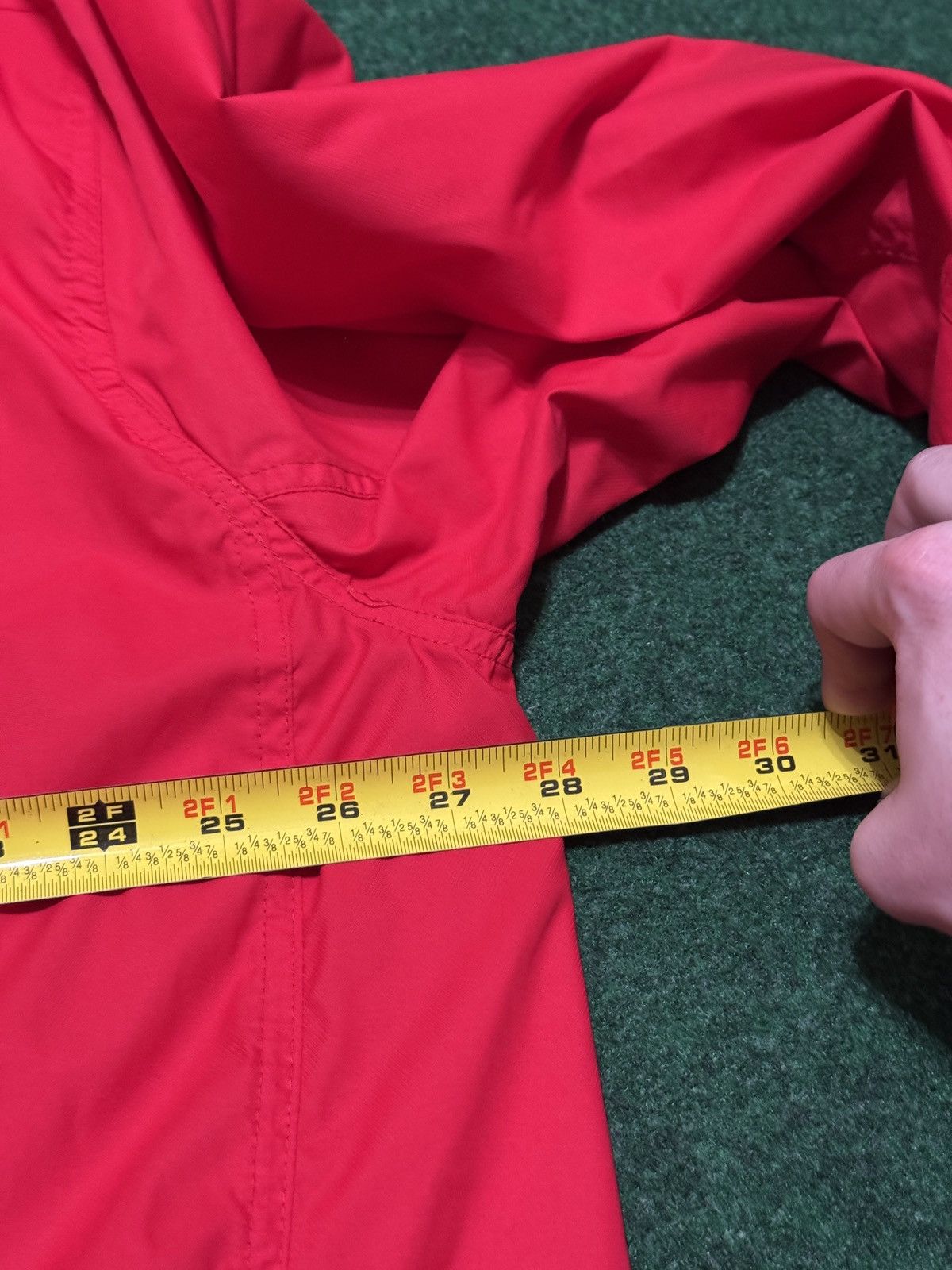 Nike Nike Lightweight Red Windbreaker XXL Zipper Pockets V Neck Size US XXL / EU 58 / 5 - 7 Thumbnail