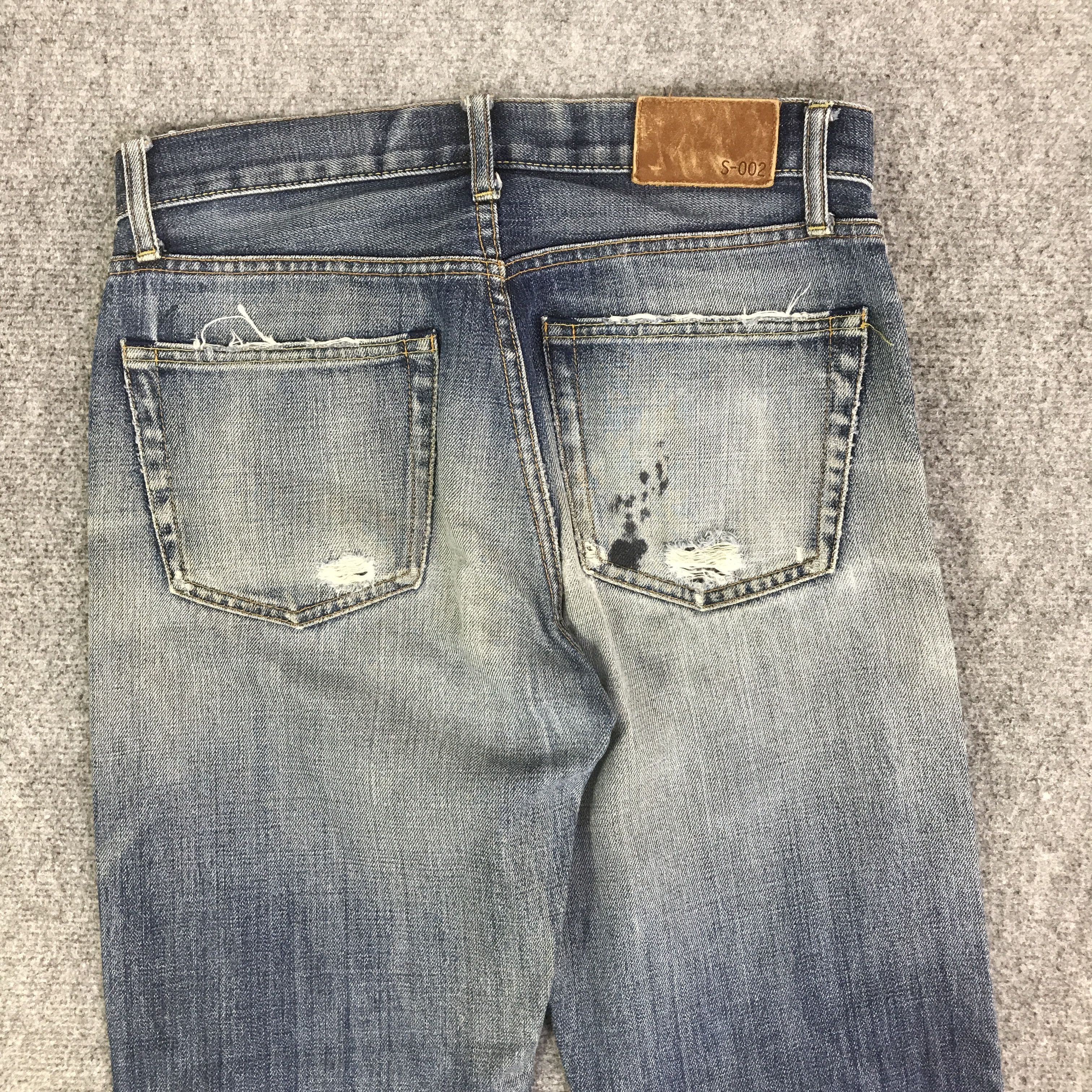 Uniqlo UNIQLO JAPAN DISTRESSED DENIM PANTS K74B18 Size US 30 / EU 46 - 5 Thumbnail