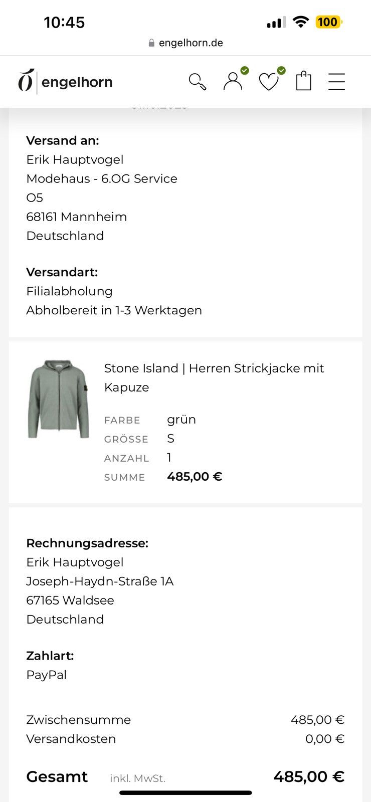 Stone Island Stone Island Jacket Size US S / EU 44-46 / 1 - 7 Thumbnail