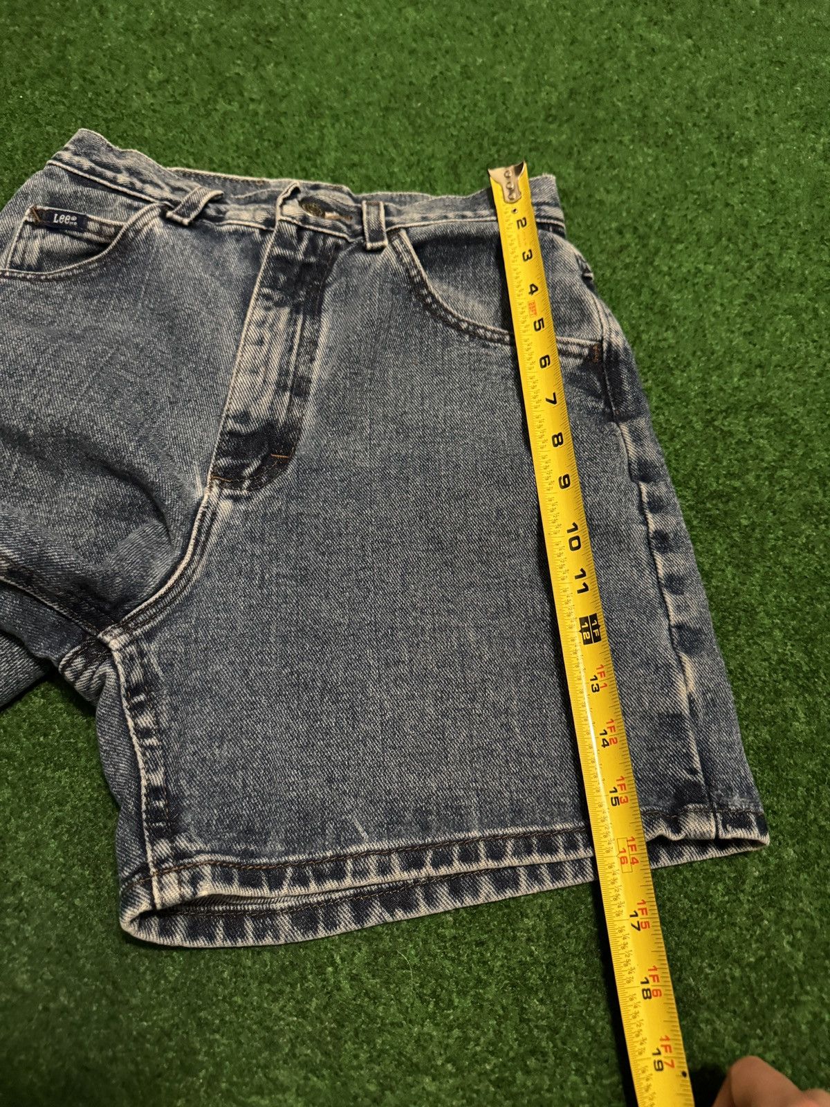 Vintage Vintage 90s Lee Jorts Womens 6 Med 26 7” Grunge Denim Shorts Size 28" / US 6 / IT 42 - 8 Thumbnail