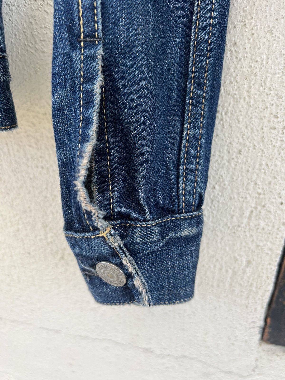 Remi Relief Remi Relief Japan Distress Denim Type 1 Jacket 40s Style Size US M / EU 48-50 / 2 - 13 Thumbnail
