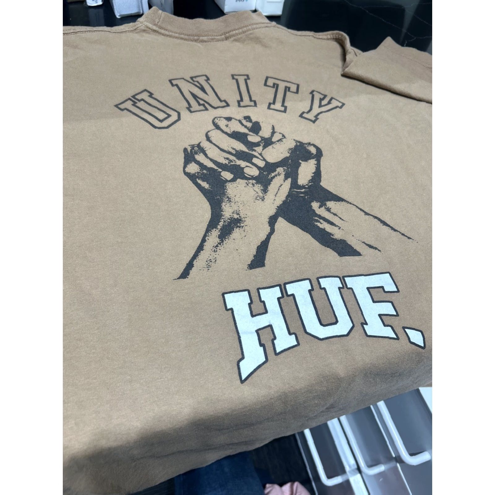 Huf HUF Unity Justice T-shirt Crew Neck Short Sleeve Brown L Mens Shirt Graphic Print Logo Size US L / EU 52-54 / 3 - 5 Thumbnail