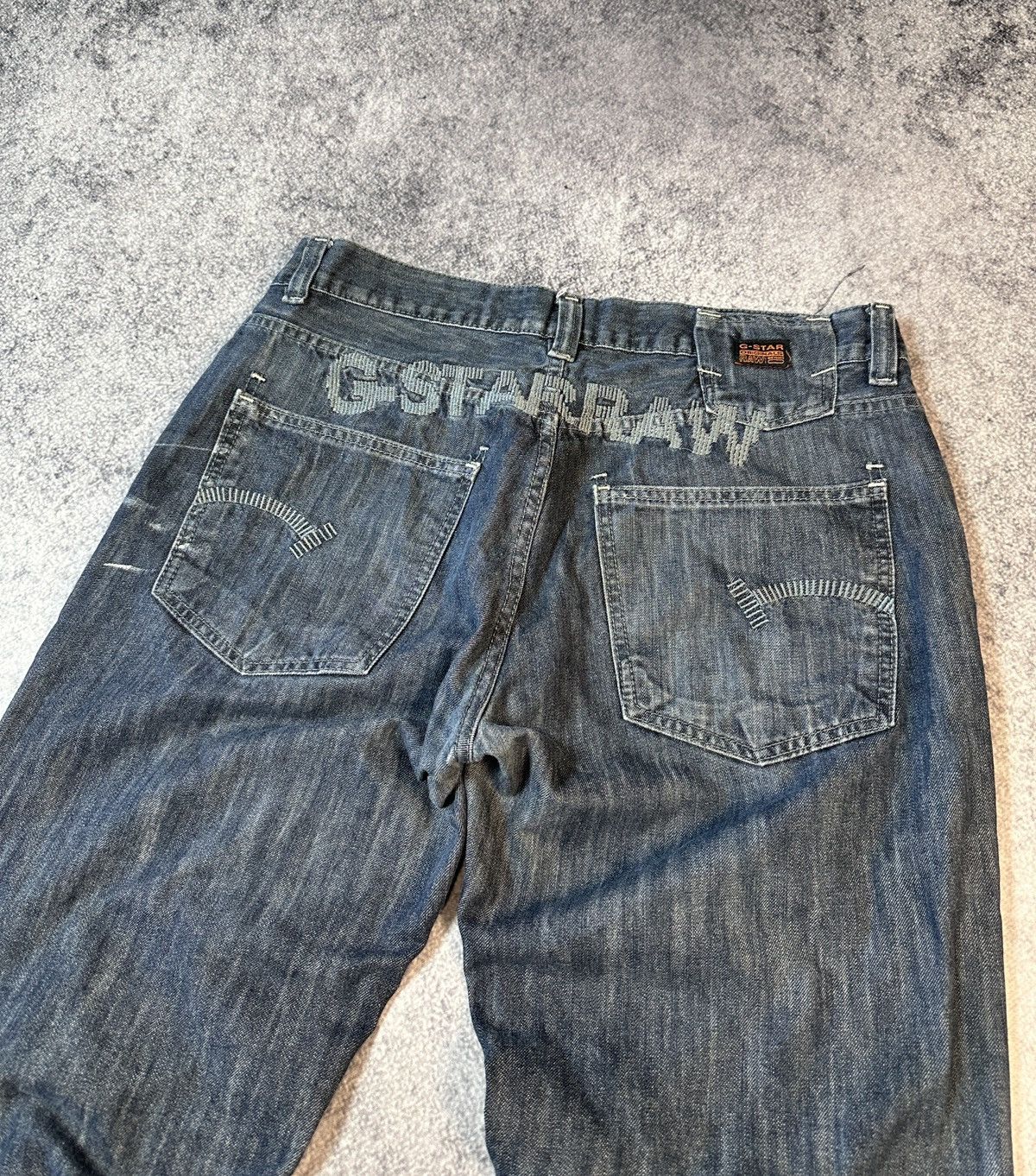 G-Star Y2K Vintage G Star Raw Logo Denim Pants Rare Streetwear 34 Size US 34 / EU 50 - 3 Thumbnail
