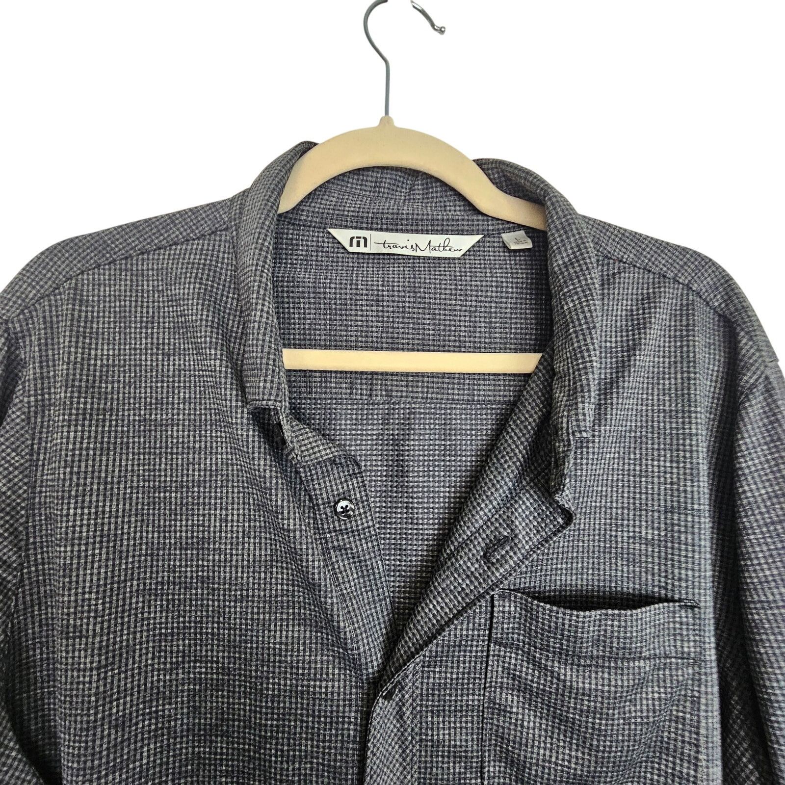 TravisMathew Travis Mathew Mens Button Shirt L Casual Golf Gorp Stretch Size US L / EU 52-54 / 3 - 2 Thumbnail