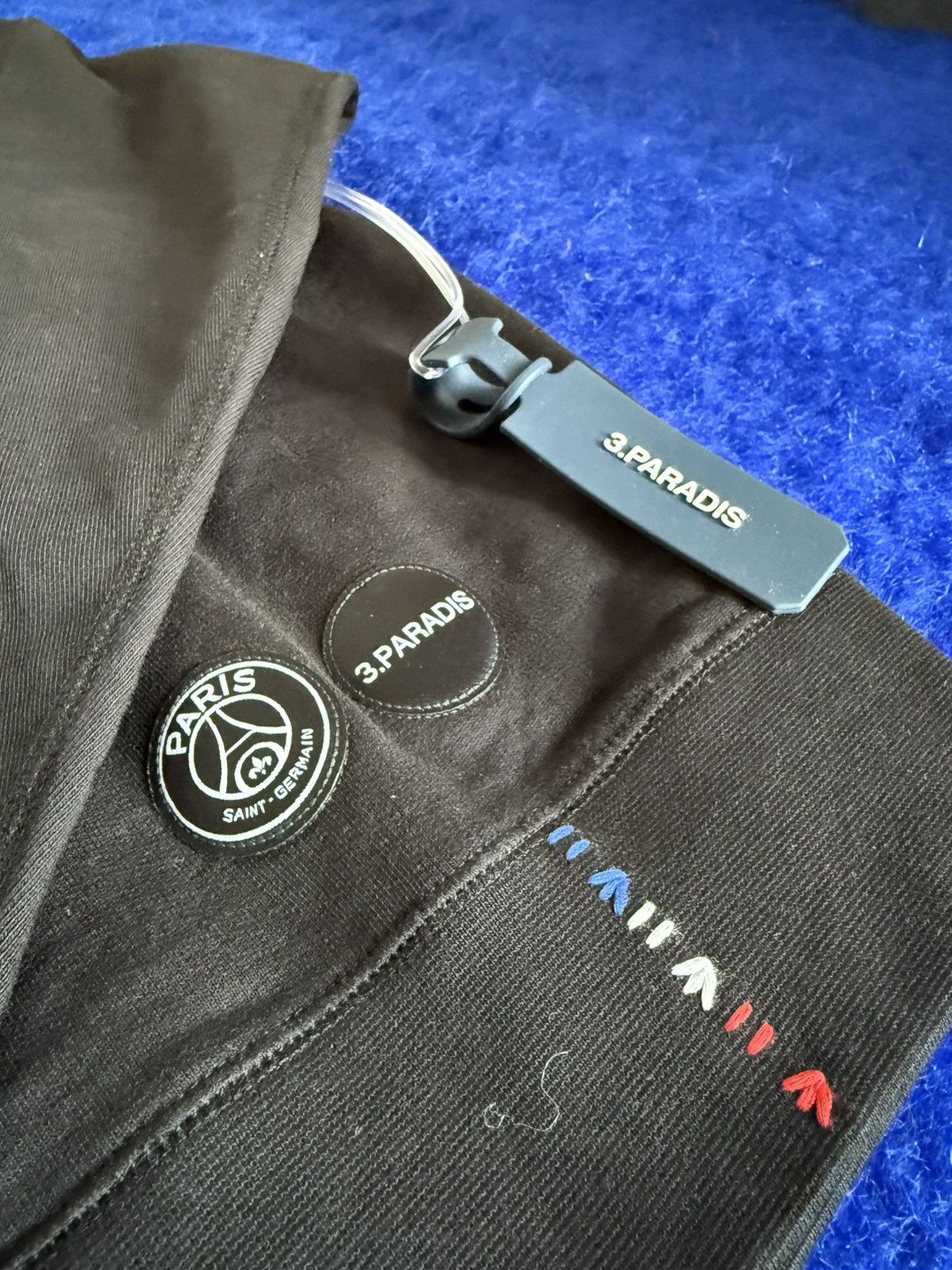 3.PARADIS 3.PARADIS x PSG Paris Logo Crewneck Sweatshirt Black S Size US S / EU 44-46 / 1 - 4 Thumbnail