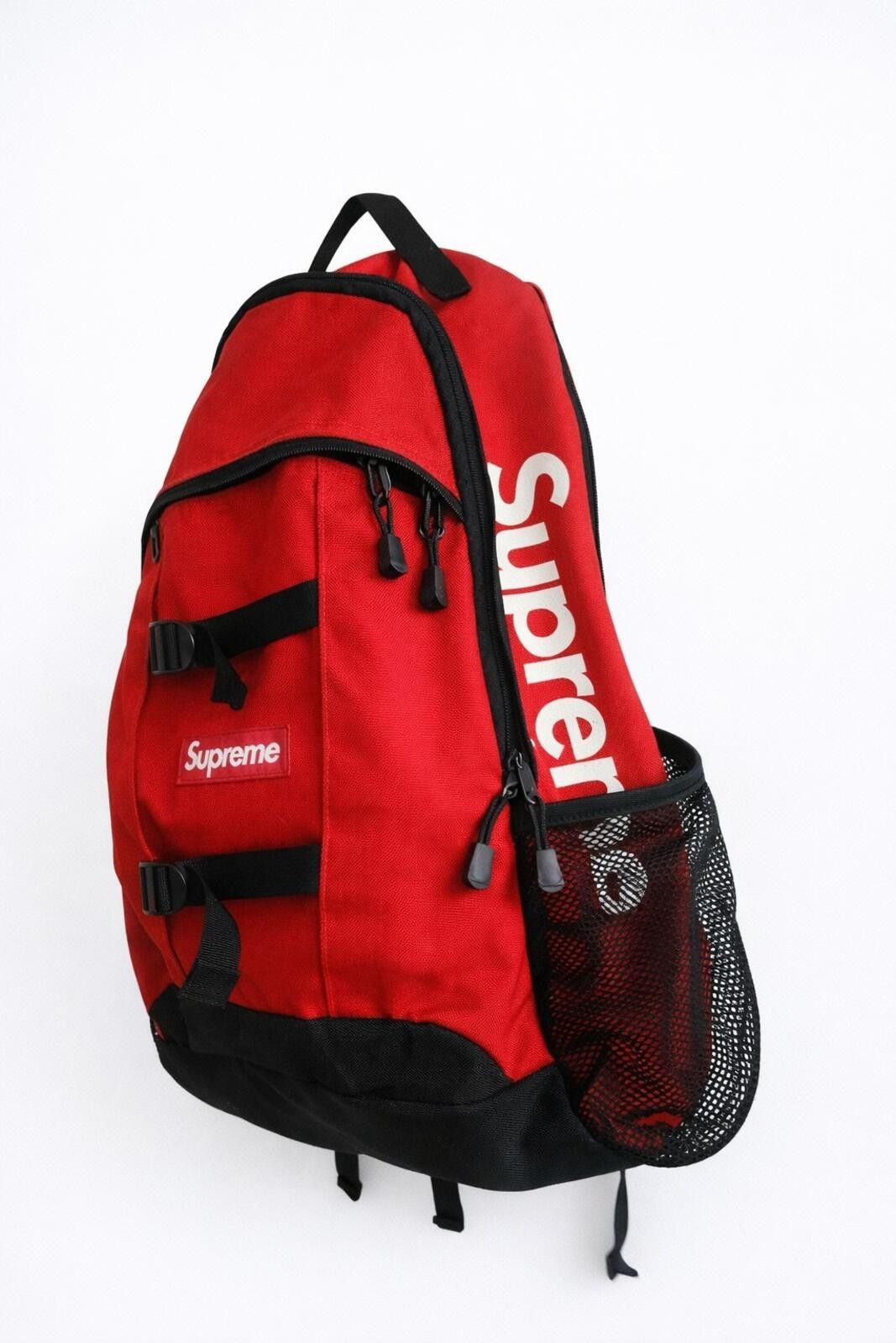 Supreme Supreme Cordura 210 Denier backpack red SS16 | Grailed