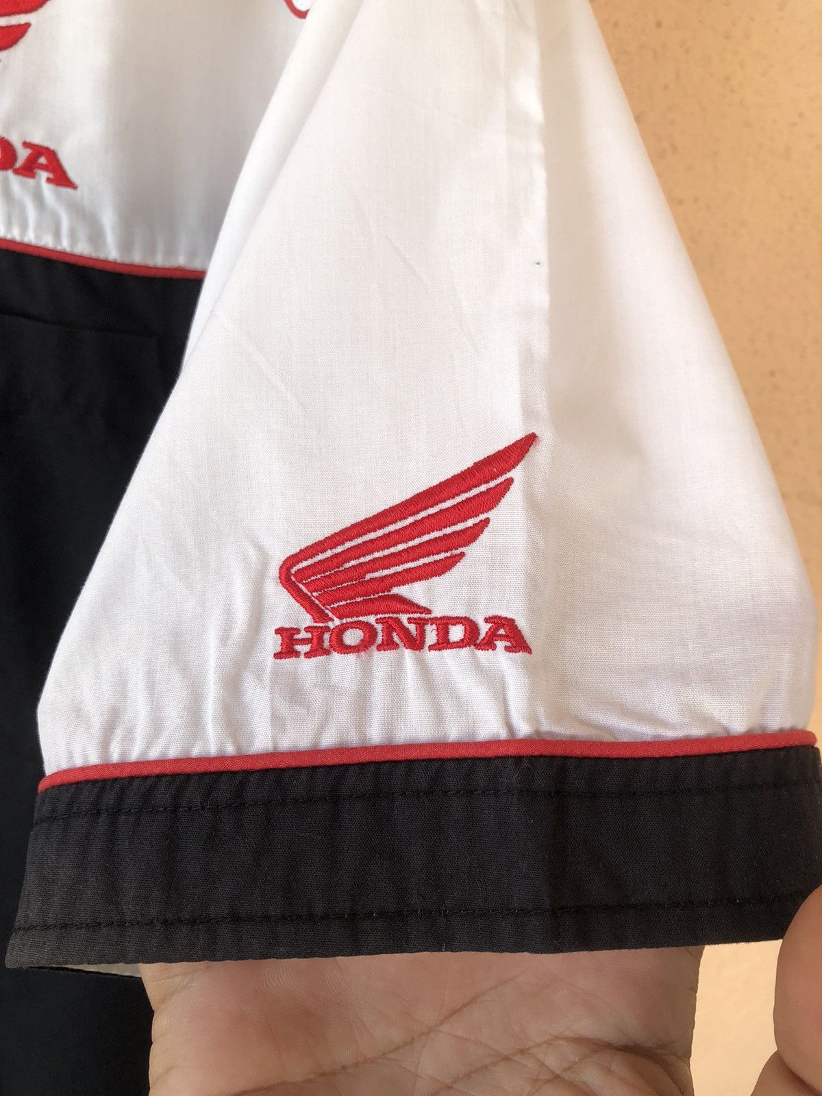 Honda × Japanese Brand × Vintage Vintage Honda Racing Button Up Shirt Size US L / EU 52-54 / 3 - 6 Thumbnail