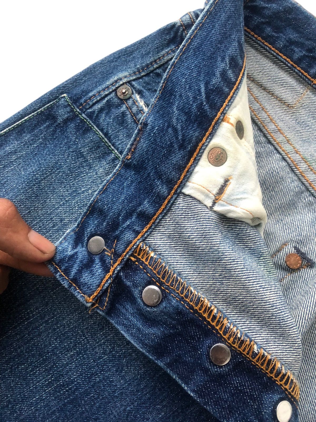 Levi's Vintage Clothing 💯LEVI'S VINTAGE CLOTHING LVC 501XX 1947 Selvedge Big E Jeans Size US 33 - 9 Thumbnail