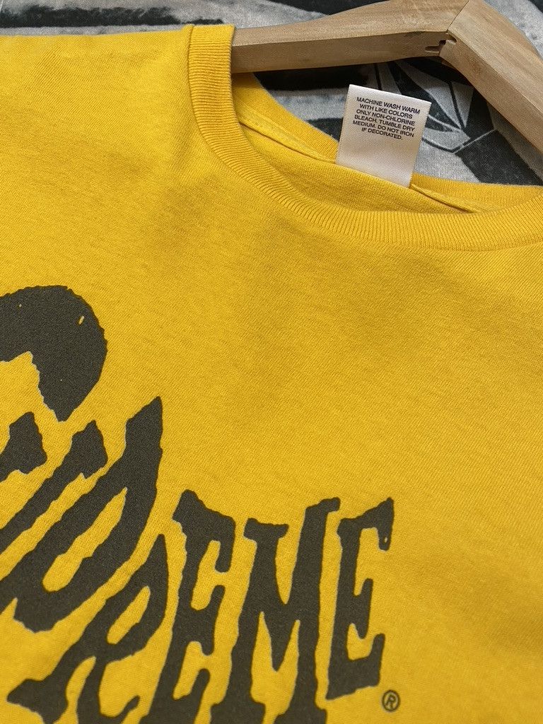 Supreme FW2010 Supreme Chantry Curved Spellout Graphic T Shirt Size US XL / EU 56 / 4 - 6 Thumbnail