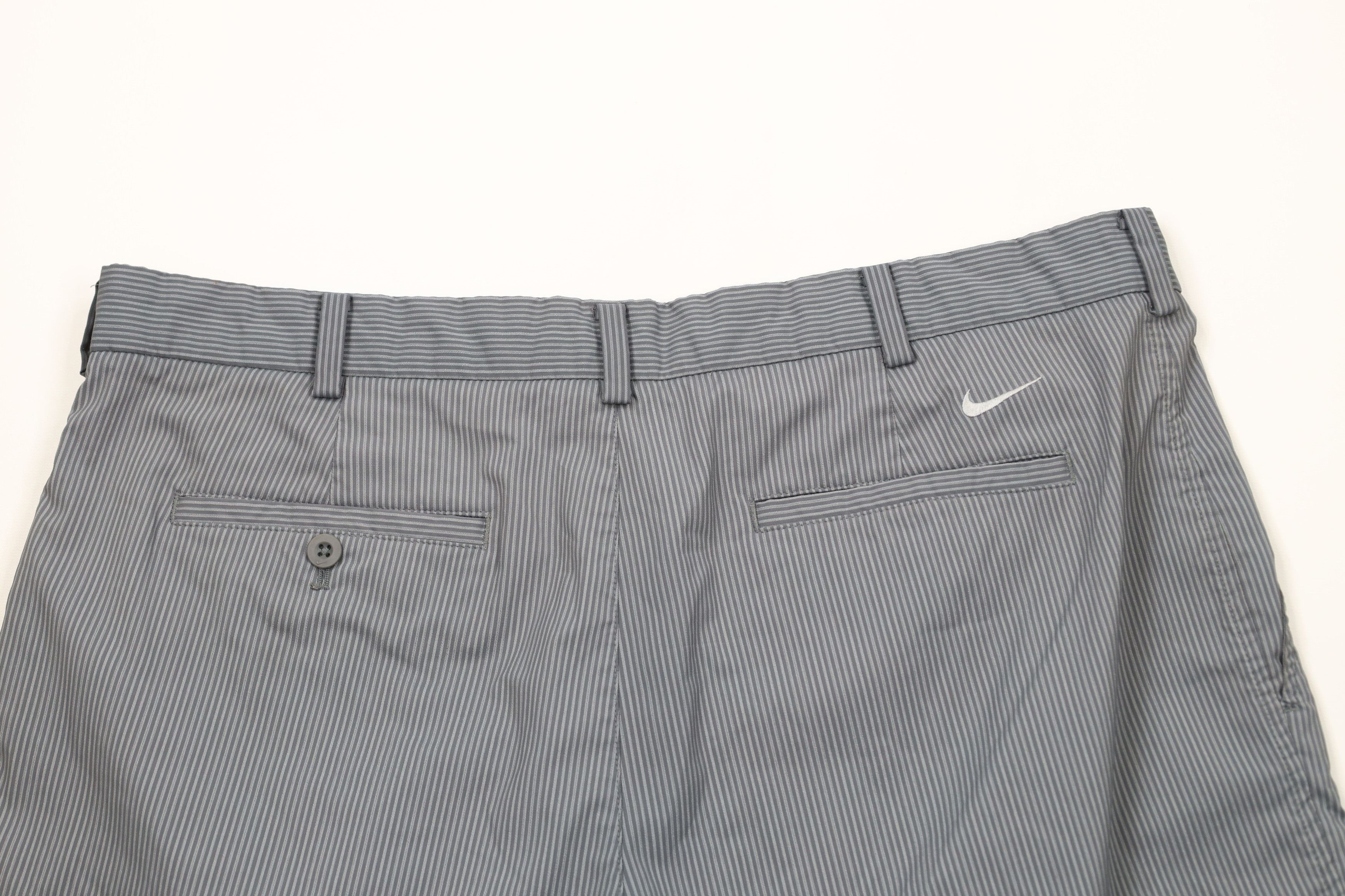 Nike × Vintage Nike Golf Flat Front Tech Golfing Golf Chino Shorts Gray Size US 38 / EU 54 - 8 Thumbnail