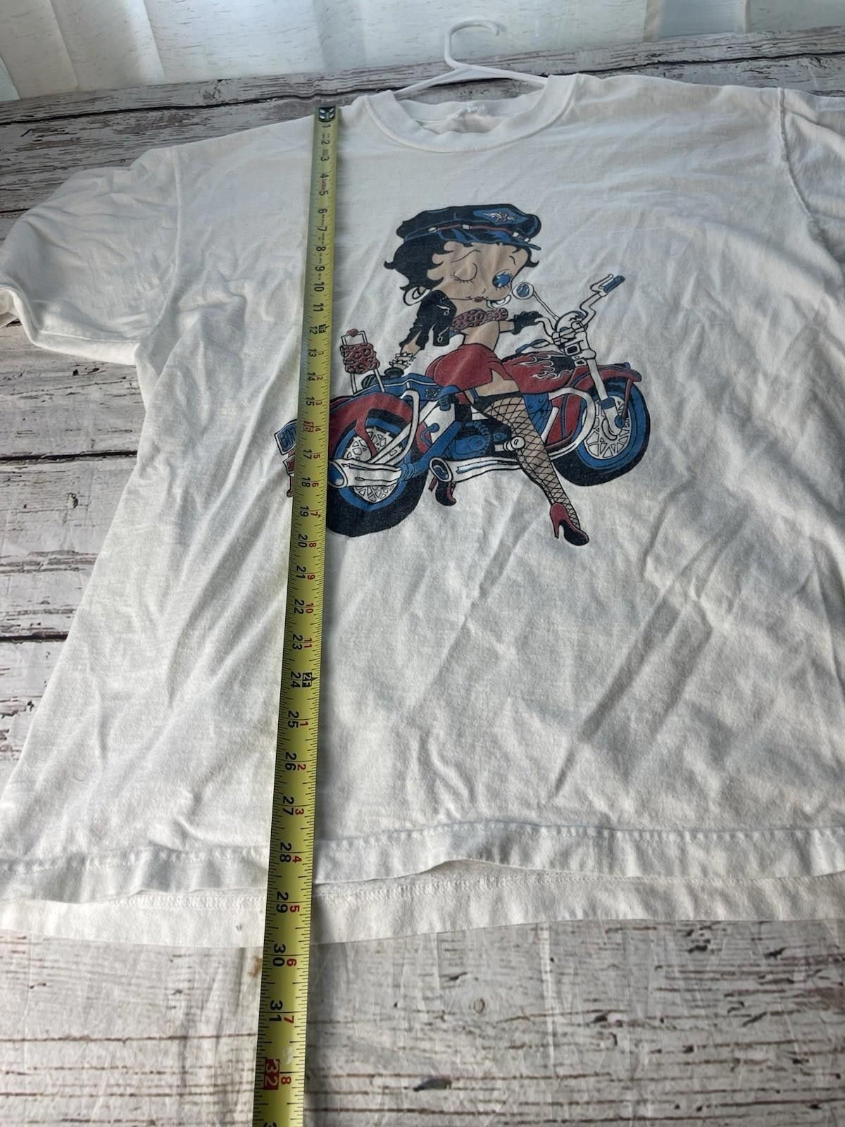 Vintage Vintage Betty Boop 90 Hog Heaven Bubble Graphic Size XL? Size US XL / EU 56 / 4 - 4 Thumbnail