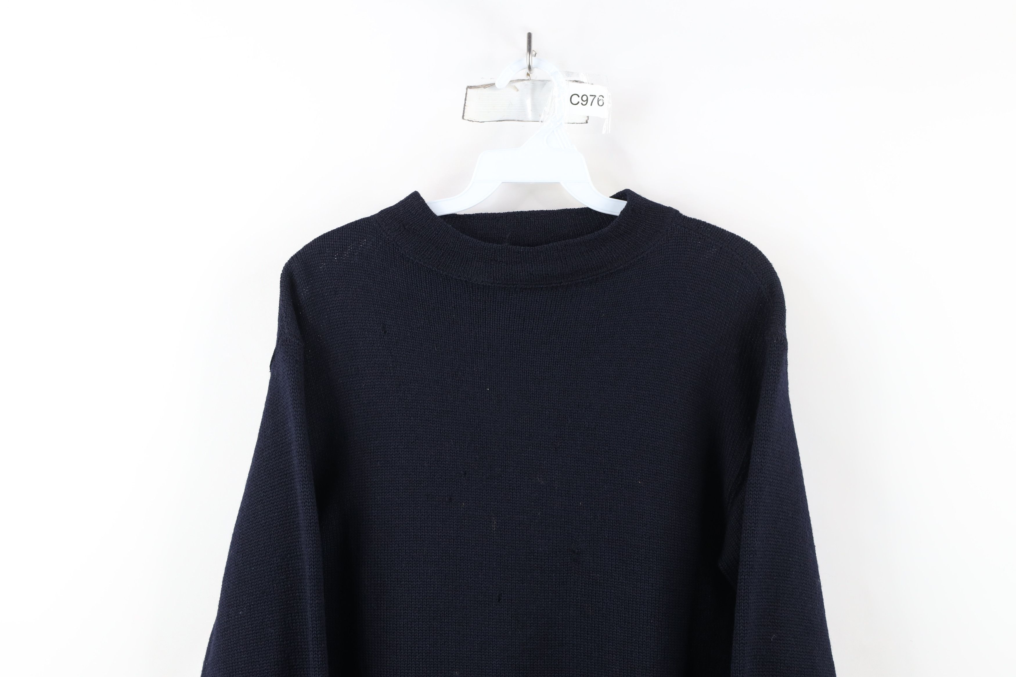 Vintage Vintage 40s Military World War II Wool Naval Sweater USA Size US S / EU 44-46 / 1 - 2 Thumbnail