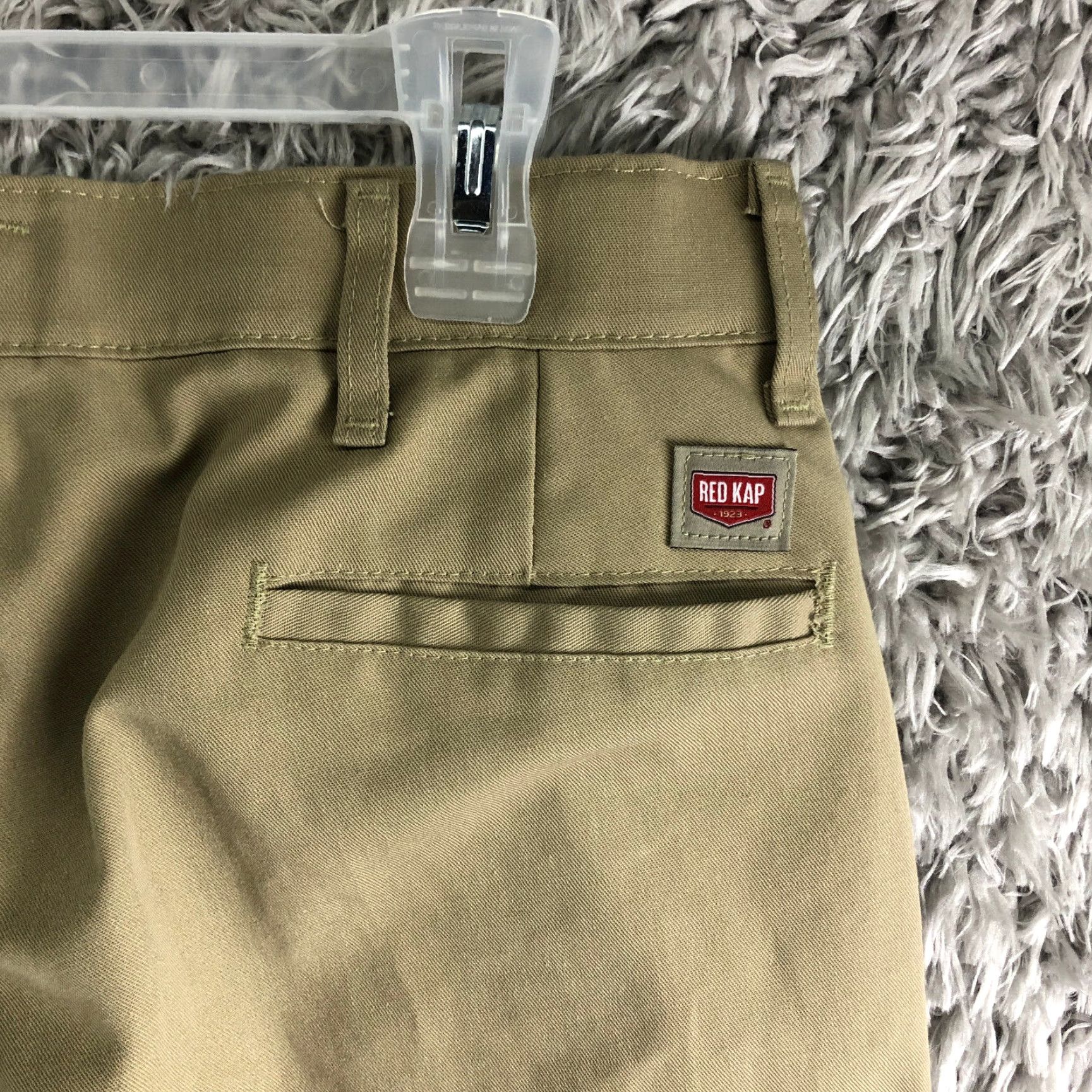 Red Kap Red Kap Pants Mens 32x32 Khaki Work Mid Rise Straight Leg Size US 32 / EU 48 - 6 Thumbnail
