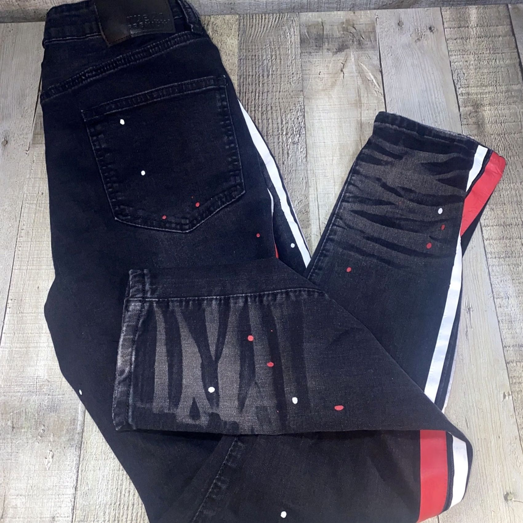 Vintage Rue21 Jeans Men 30x30 Black Skinny Size US 30 / EU 46 - 2 Thumbnail