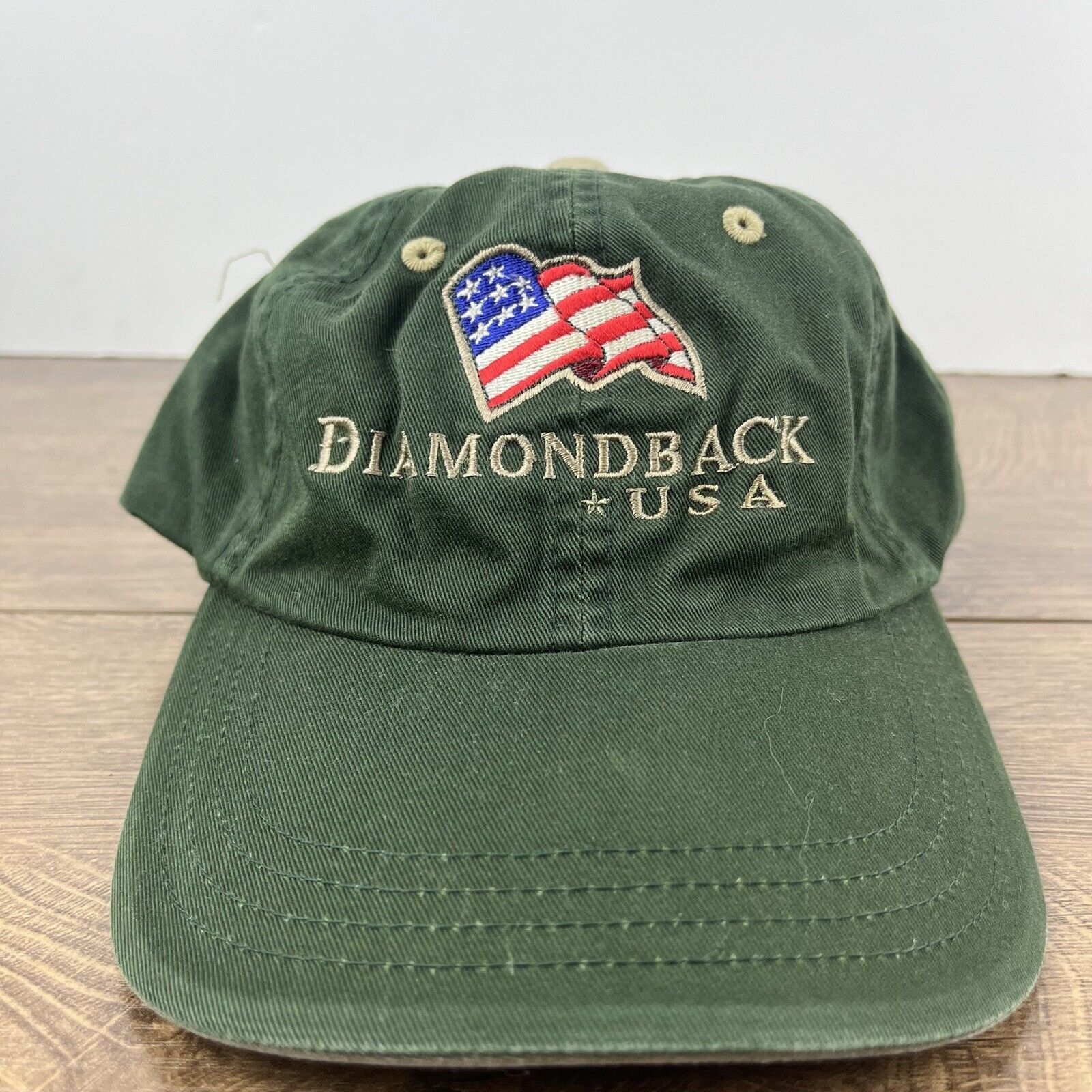 Other Diamondback USA Hat Adjustable Hat Green Hat Adjustable Gree Size ONE SIZE - 5 Thumbnail