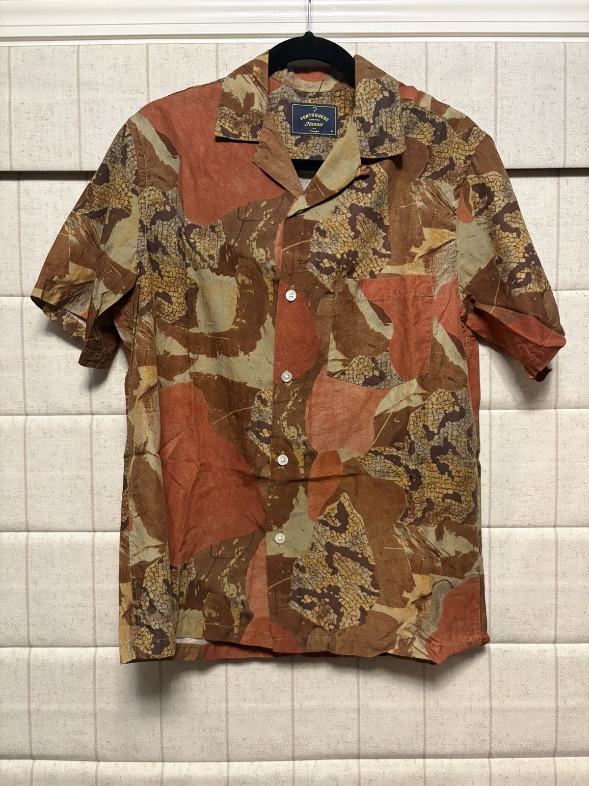Portuguese Flannel Portuguese flannel Tencel camp collar Size US M / EU 48-50 / 2 - 1 Thumbnail