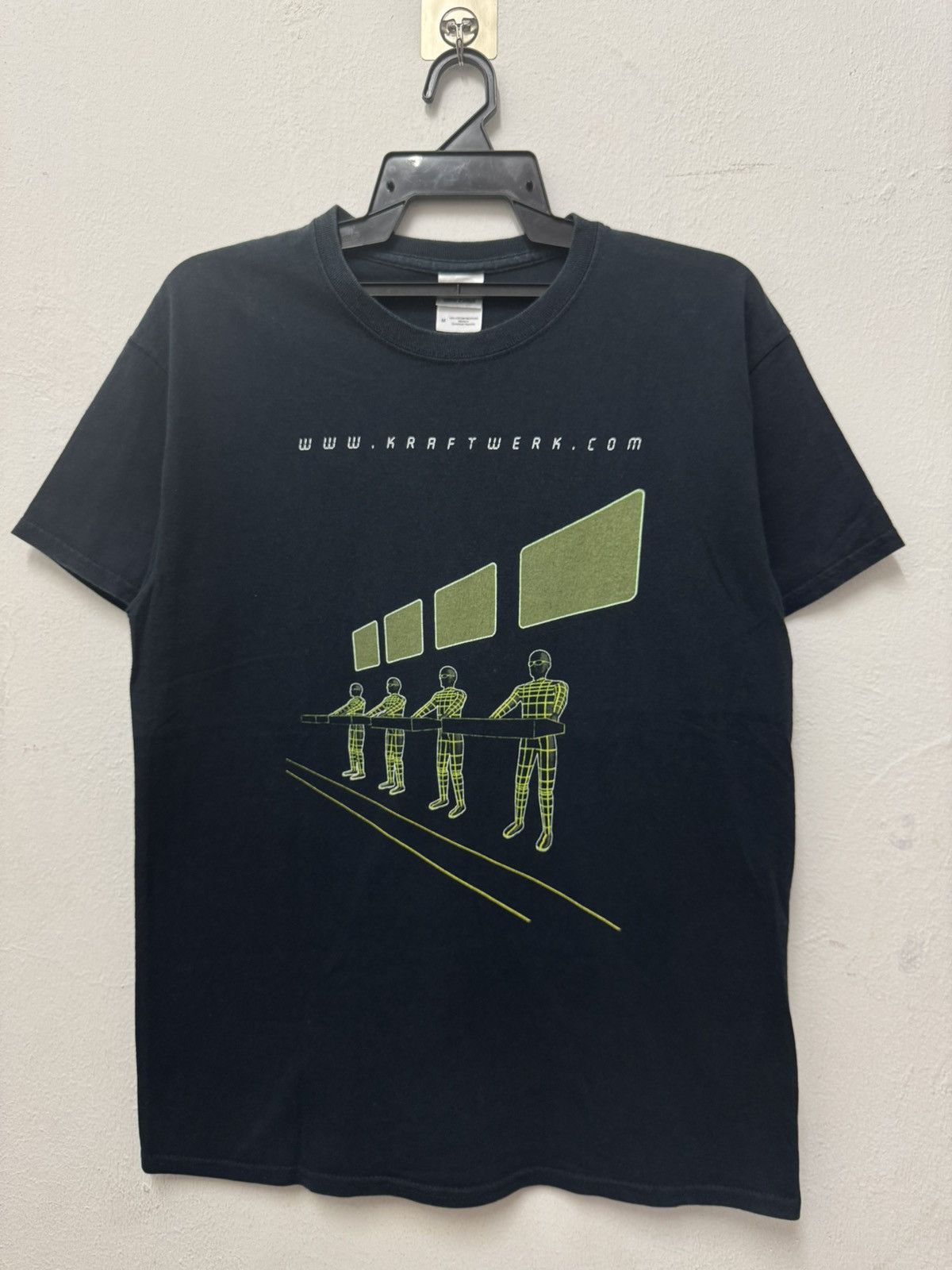 Band Tees × Vintage Vintage 90’s Kraftwerk German Electronic Band Tee Size US M / EU 48-50 / 2 - 1 Thumbnail