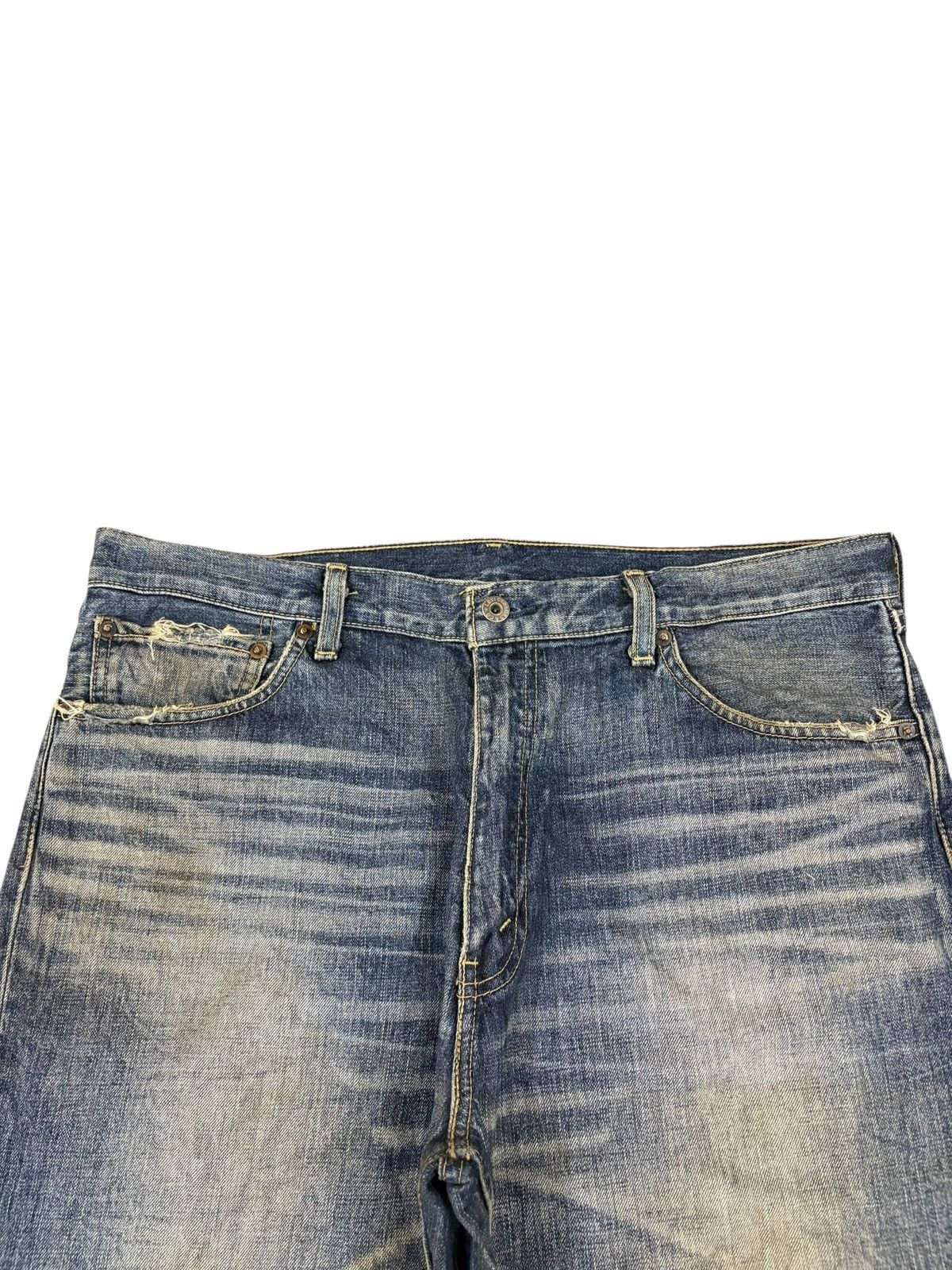 Levi's Vintage 90s Levis 502 Mud Wash Distressed Baggy Jeans Size US 38 / EU 54 - 4 Thumbnail