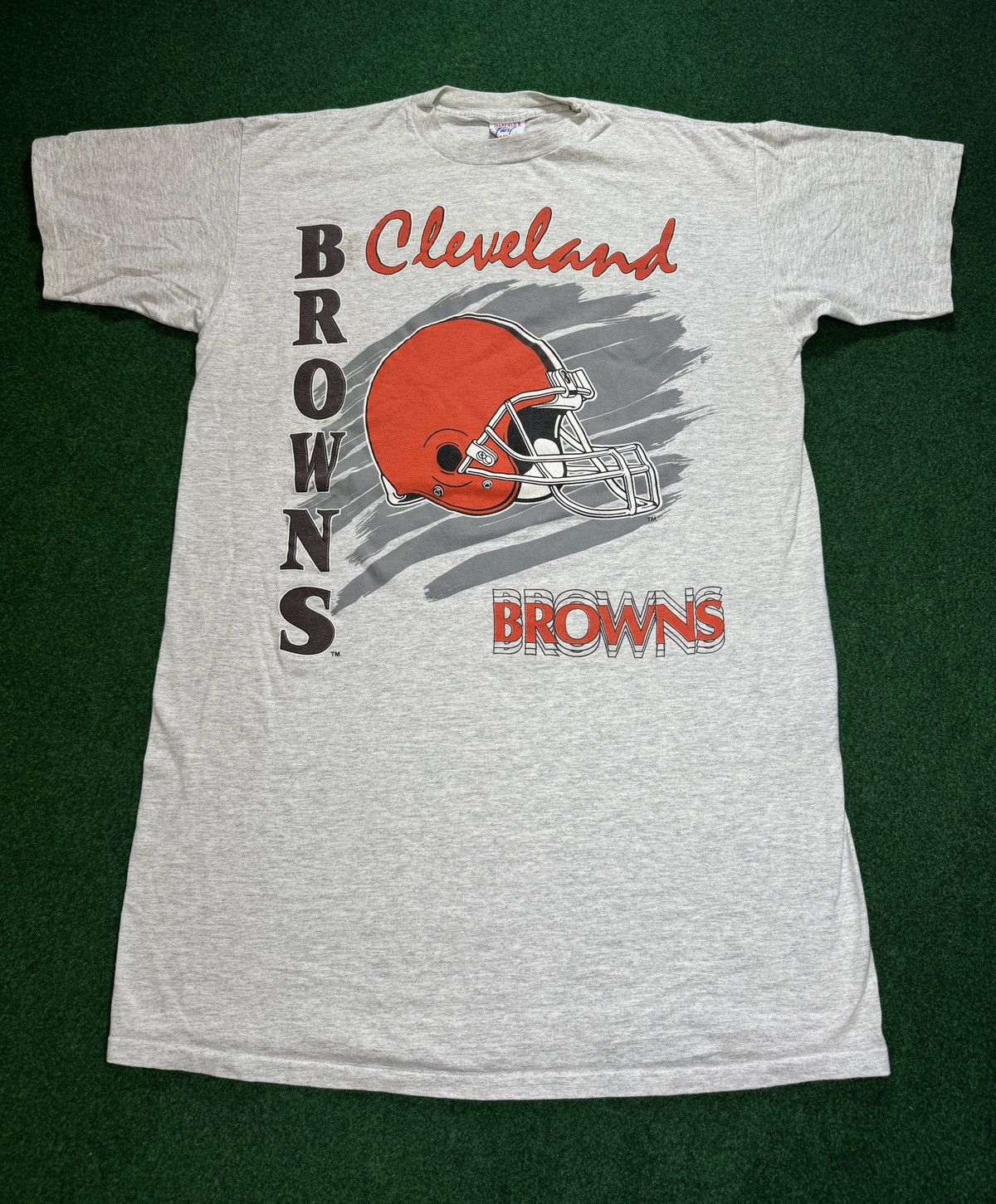 NFL × Vintage Vintage 90s Cleveland Browns One Size Fits All Night Shirt Size ONE SIZE - 1 Thumbnail