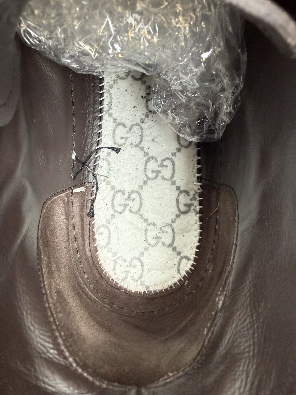 Gucci ✨Gucci✨ (259191) Leather shoes W/ leather laces Size U.S 9.5 Size US 9.5 / EU 42-43 - 10 Thumbnail