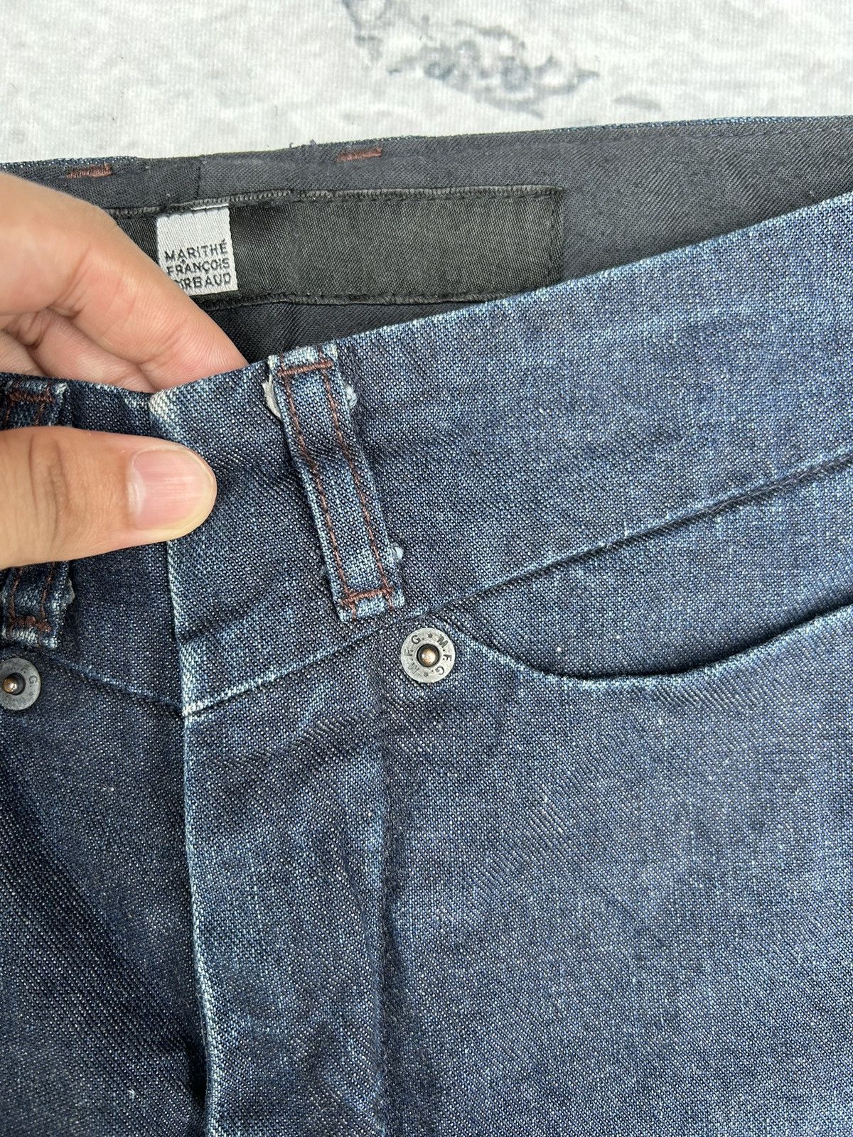 Marithe + Francois Girbaud Marithe Francois Girbaud Jeans “Rare Design” Size US 27 - 12 Thumbnail
