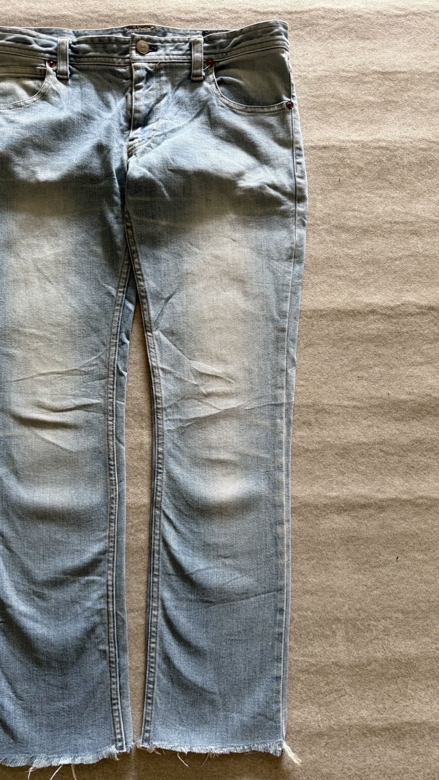 KEITAMARUYAMA Keita Maruyama Beauty Bar Denim Heart Embroidery Size 30" / US 8 / IT 44 - 3 Thumbnail